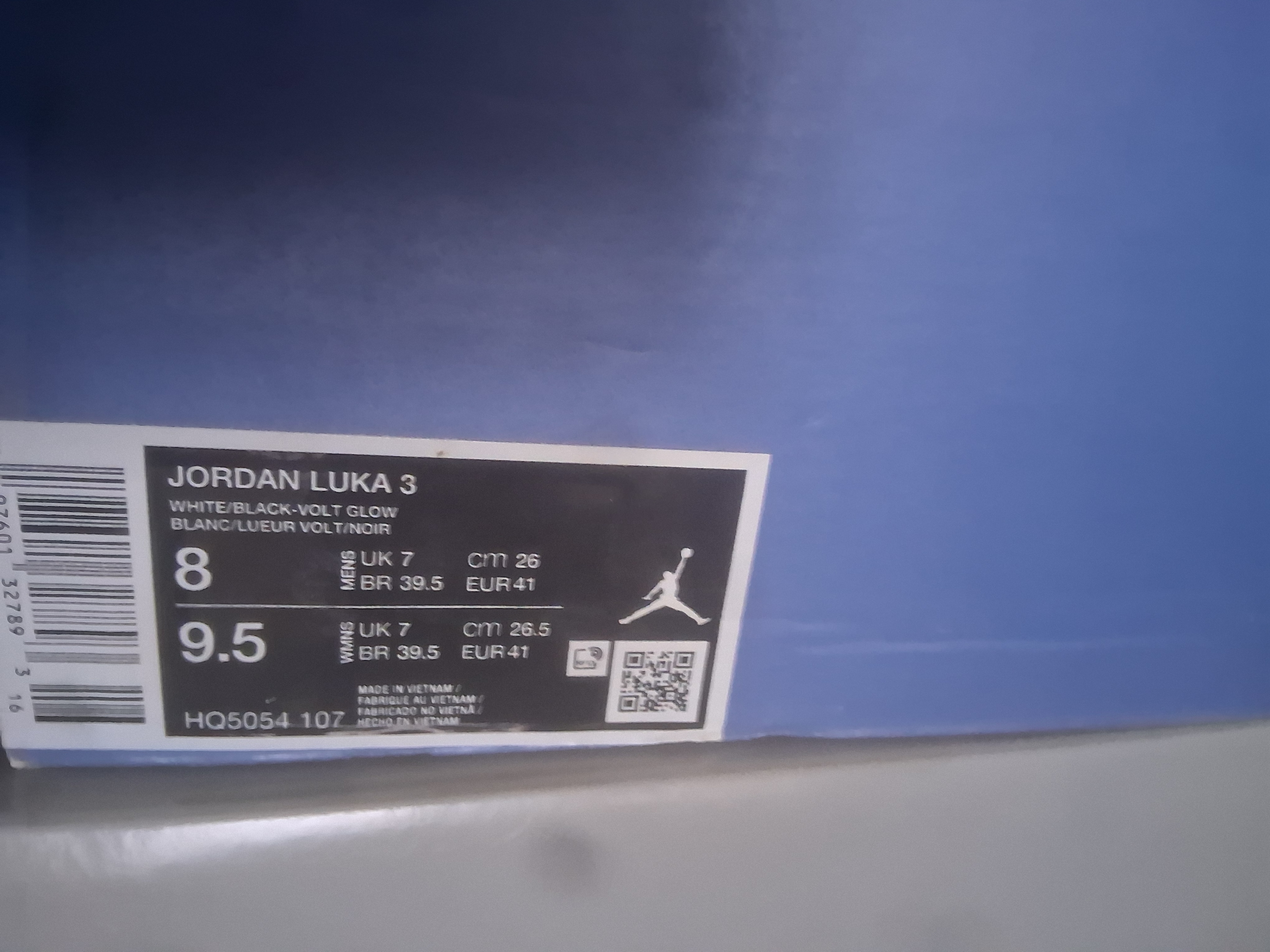 Jordan Luka 3 White/Black-Volt Glow Sneakers - photo 2