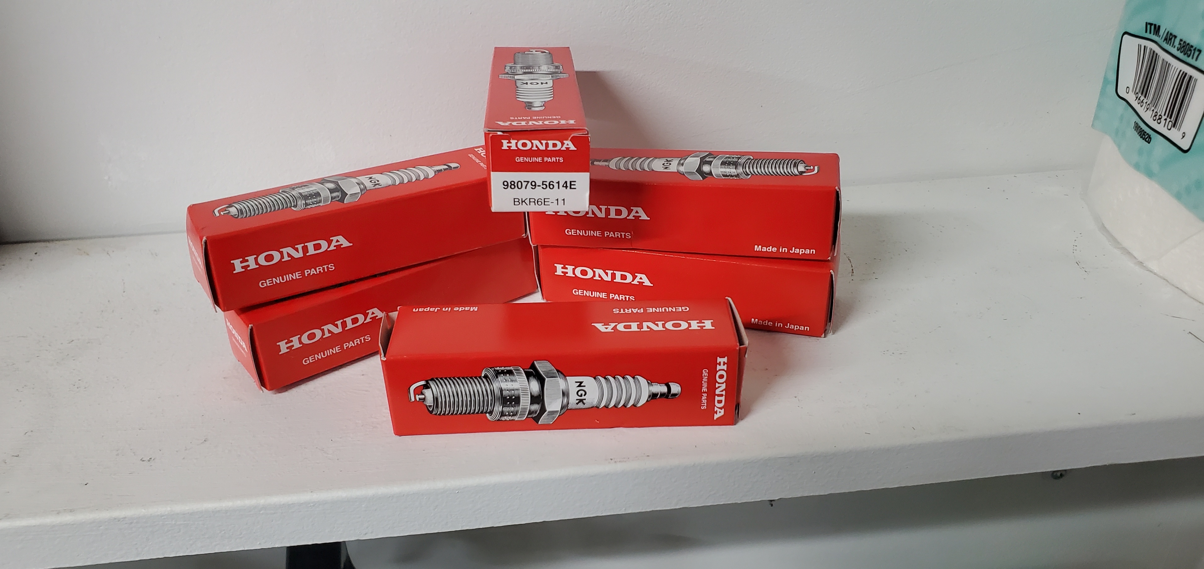 HONDA SPARK PLUGS FOR 2001-2017 GOLDWING - NEW IN BOX