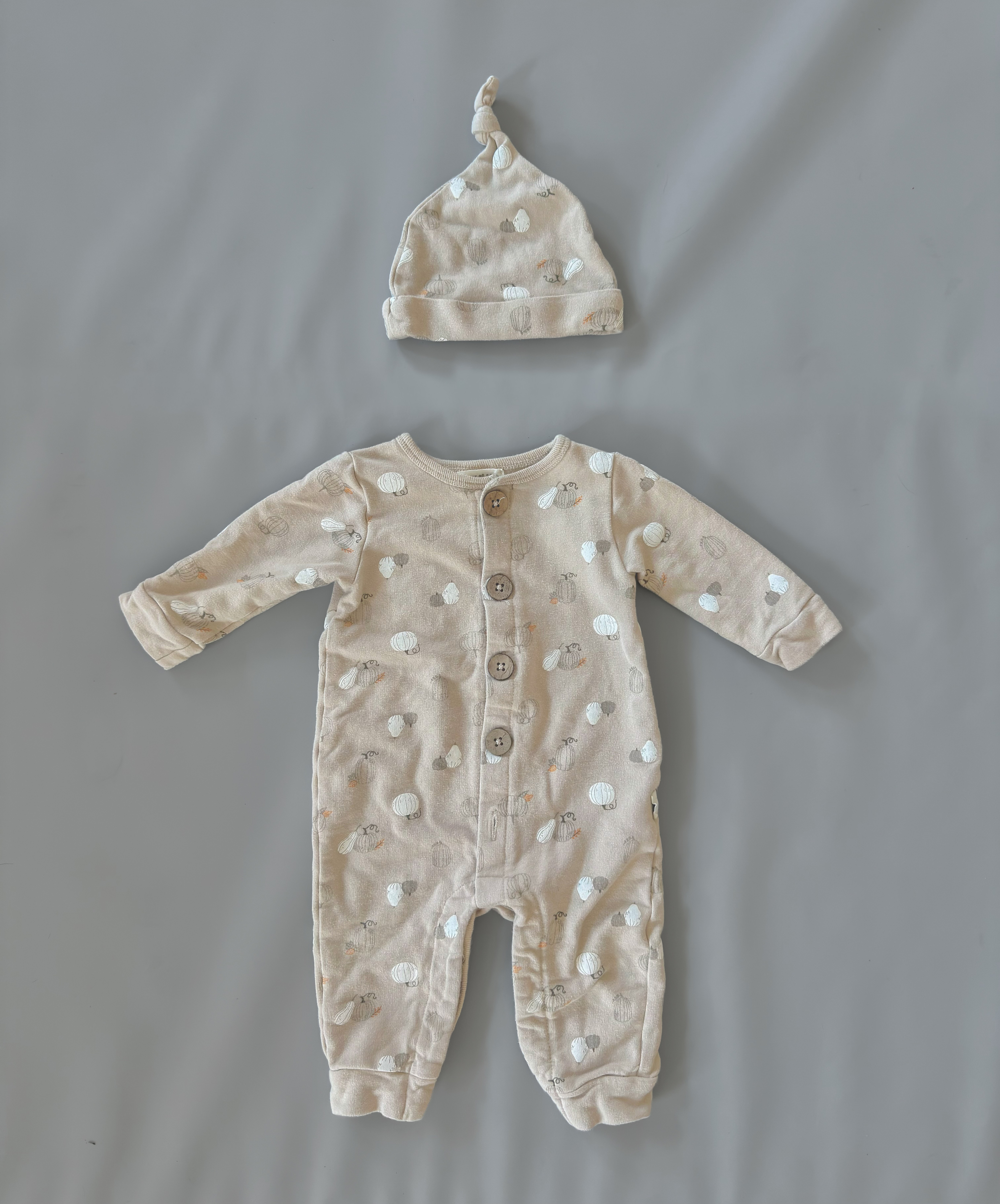 Baby Warm Jumpsuit Sleeper with Hat