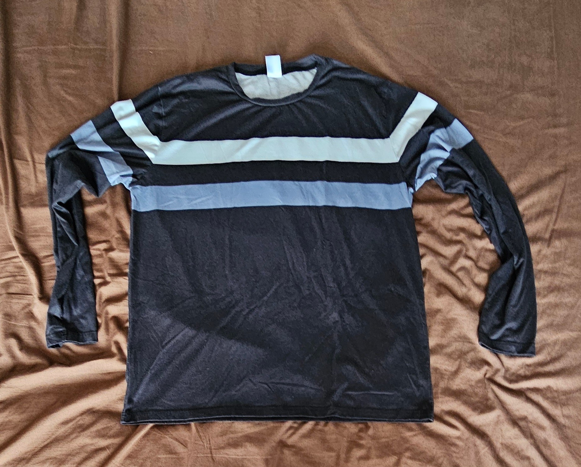 MEN'S CREW NECK LONG SLEEVE T-SHIRT (2XL)