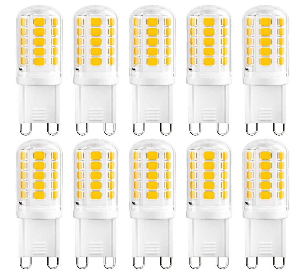 BRAND NEW  G9 LED 4W 40W Equivalent) – 3000K Warm White 10-Pack