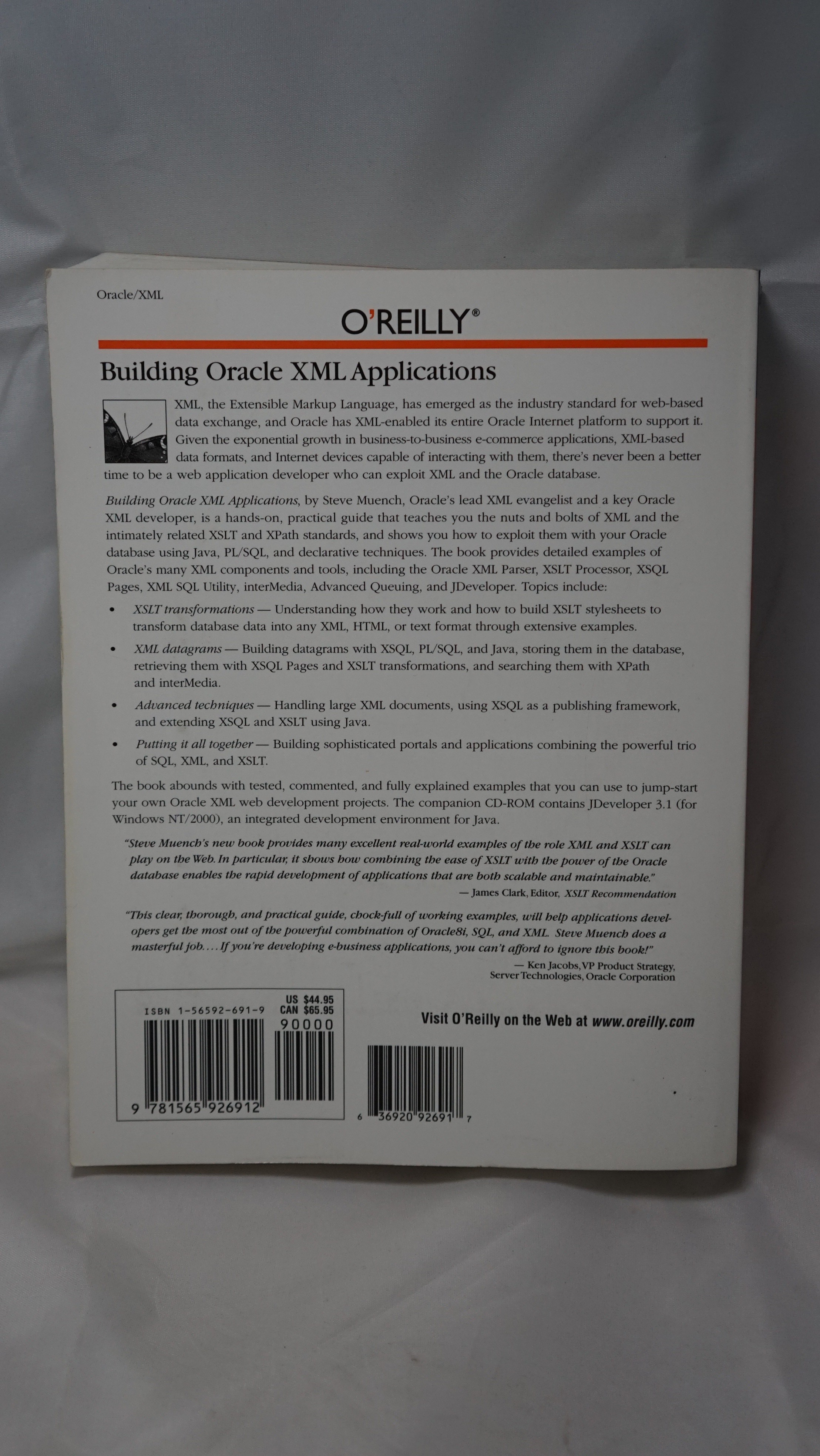 Building Oracle XML Applications Muench O'Reilly 1st Edition XSL - photo 2