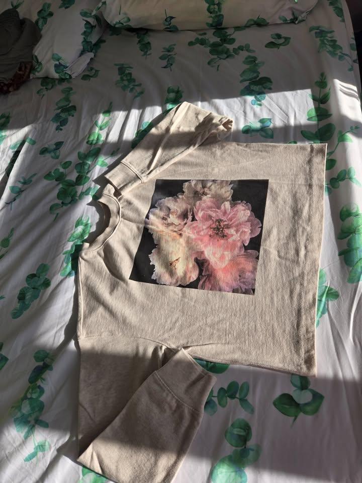 Sweatshirt material top- full sleeves