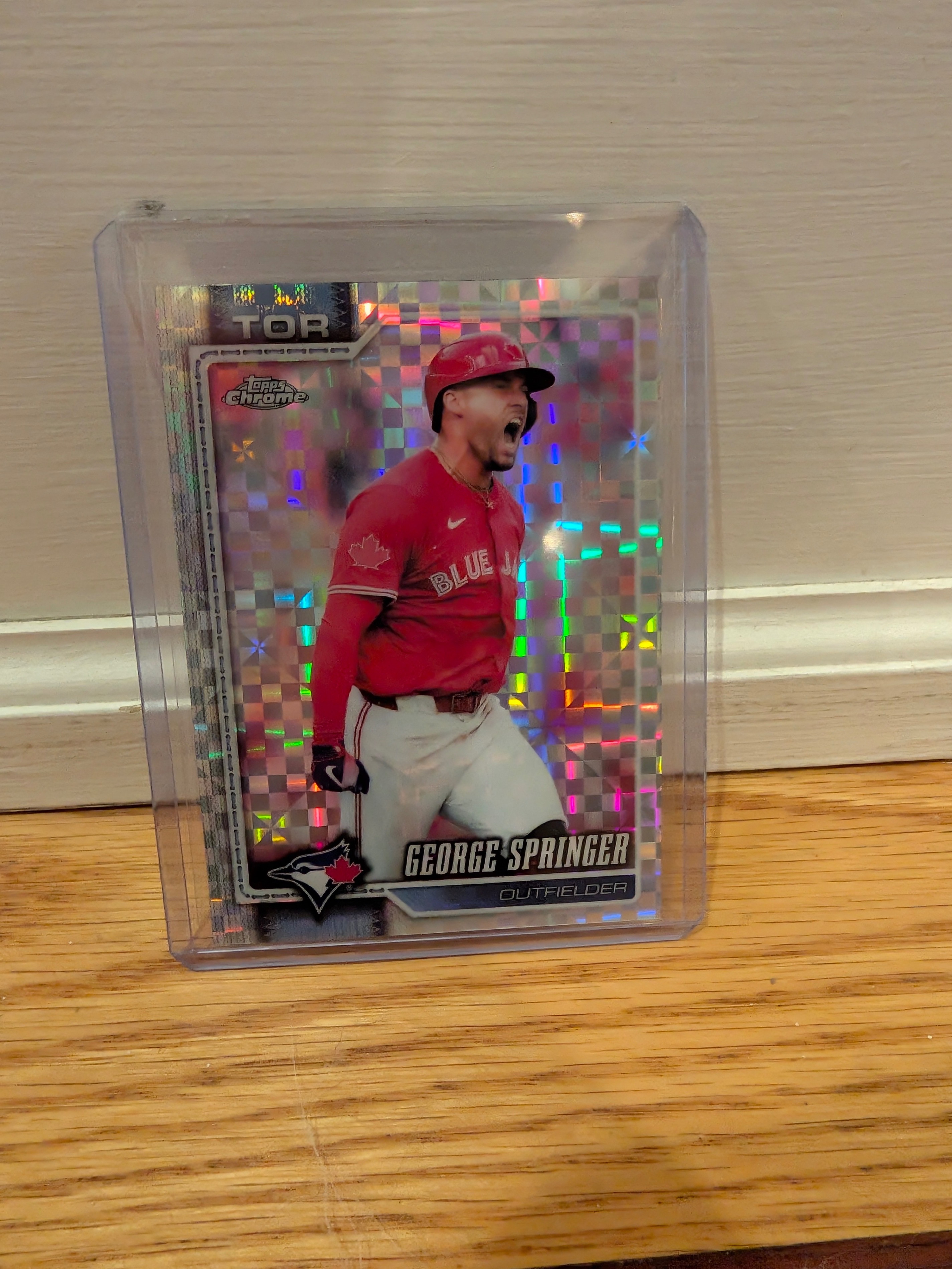 Topps Chrome 2026 George Springer X Fractor