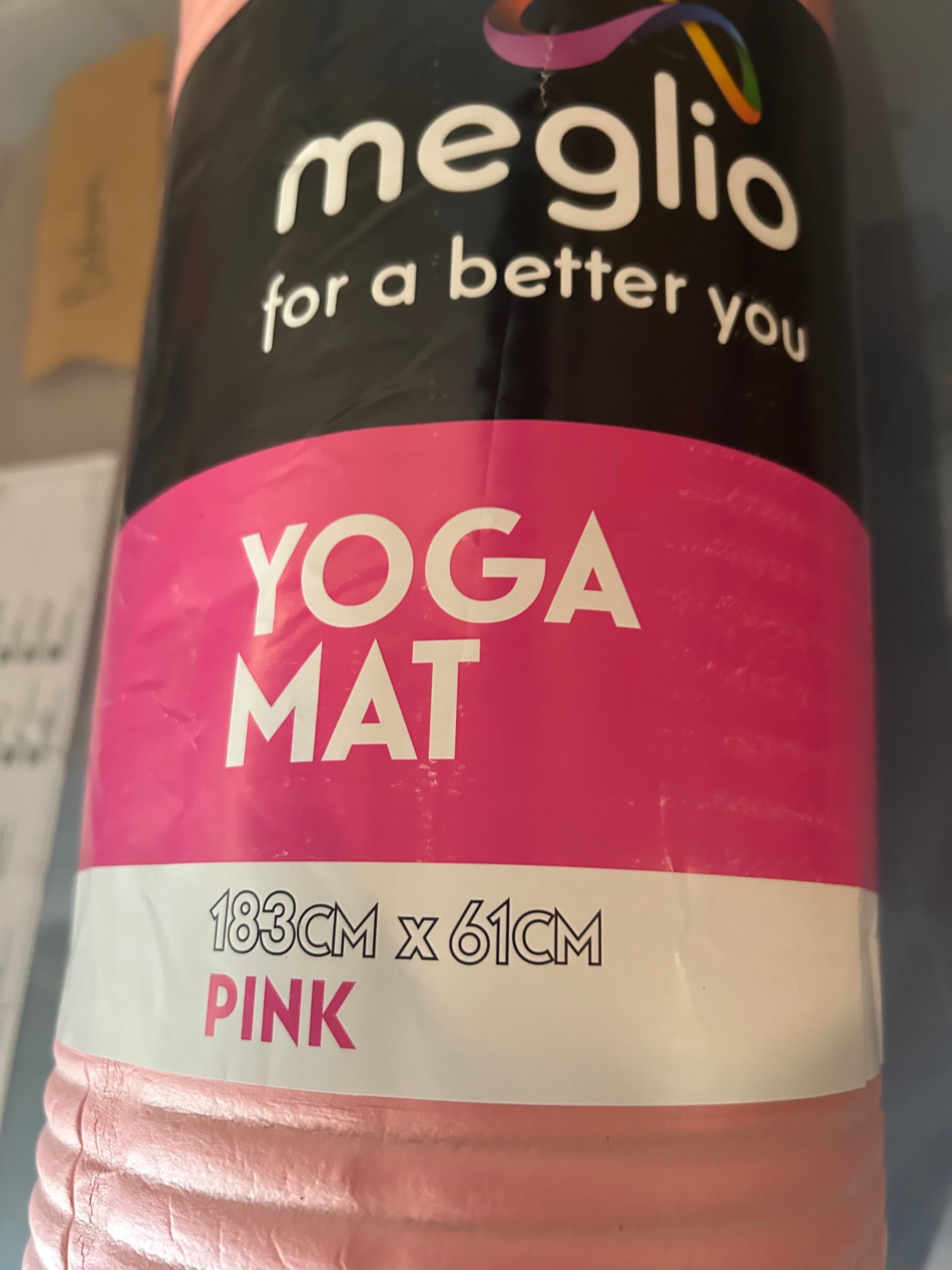 Meglio Pink Foam Yoga/Exercise Mat - 183x61cm - photo 2