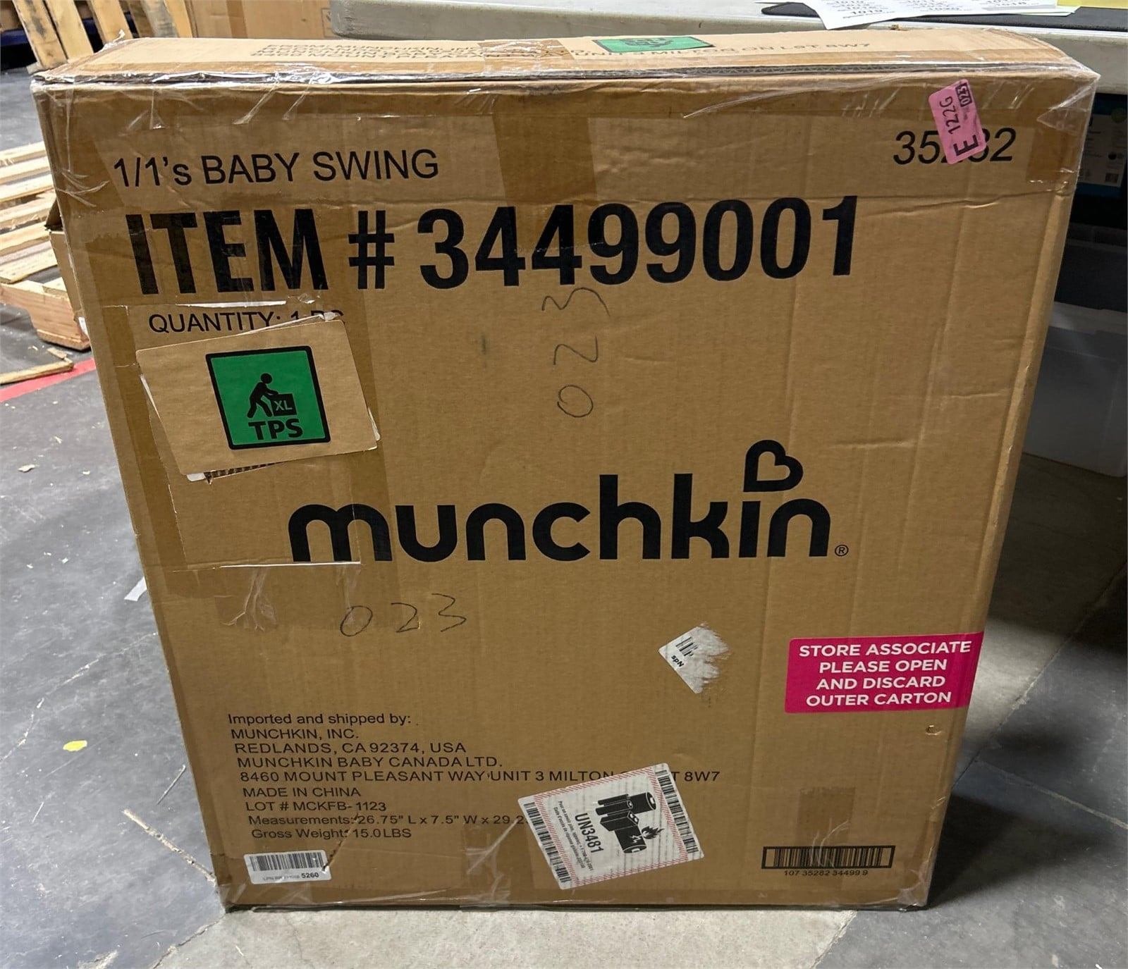 Munchkin Bluetooth Enabled Lightweight Baby Swing - photo 5