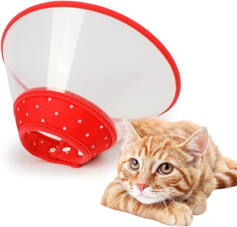Andiker Adjustable Pet Recovery Cone – SMALL – Dog & Cat