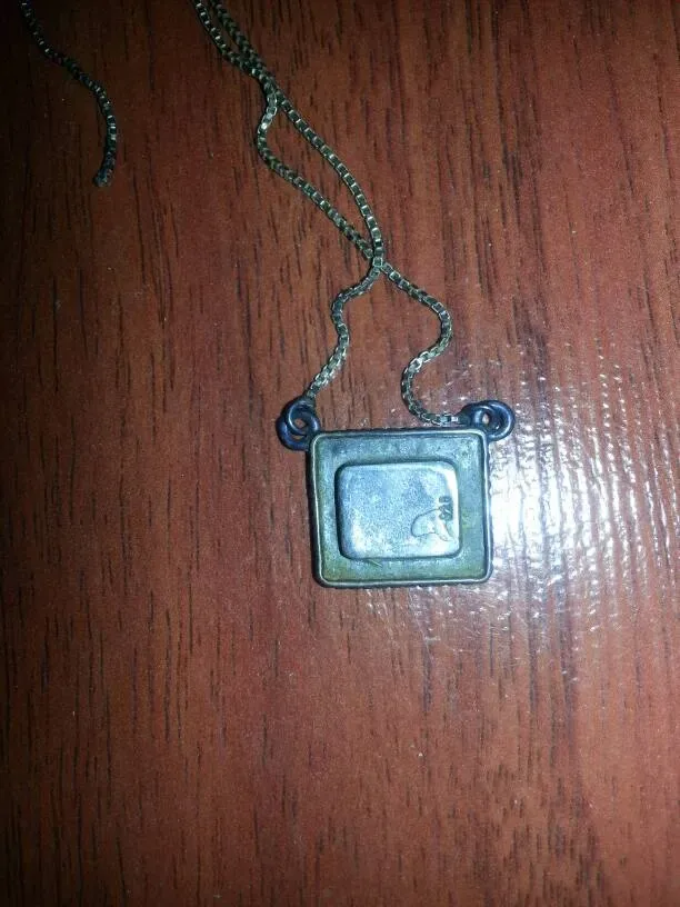 Lovely Real Sterling Silver Vintage Pendant And Chain Necklac... - photo 5