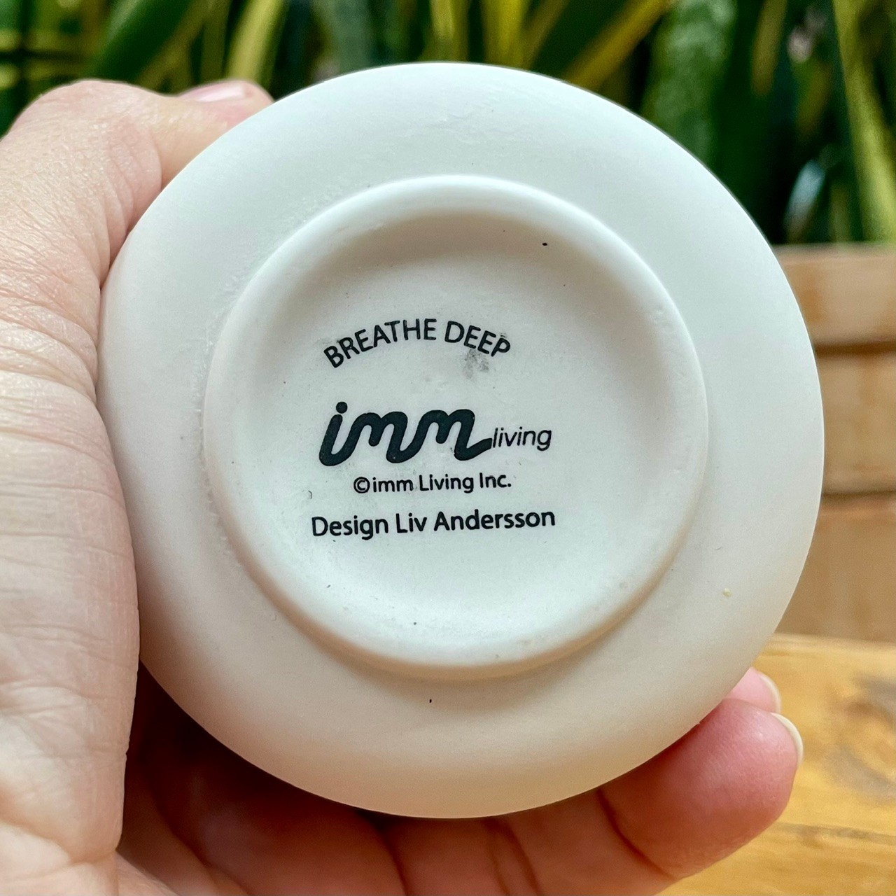 4 Porcelain Cups with Braille Messages by Liv Andersson - photo 5