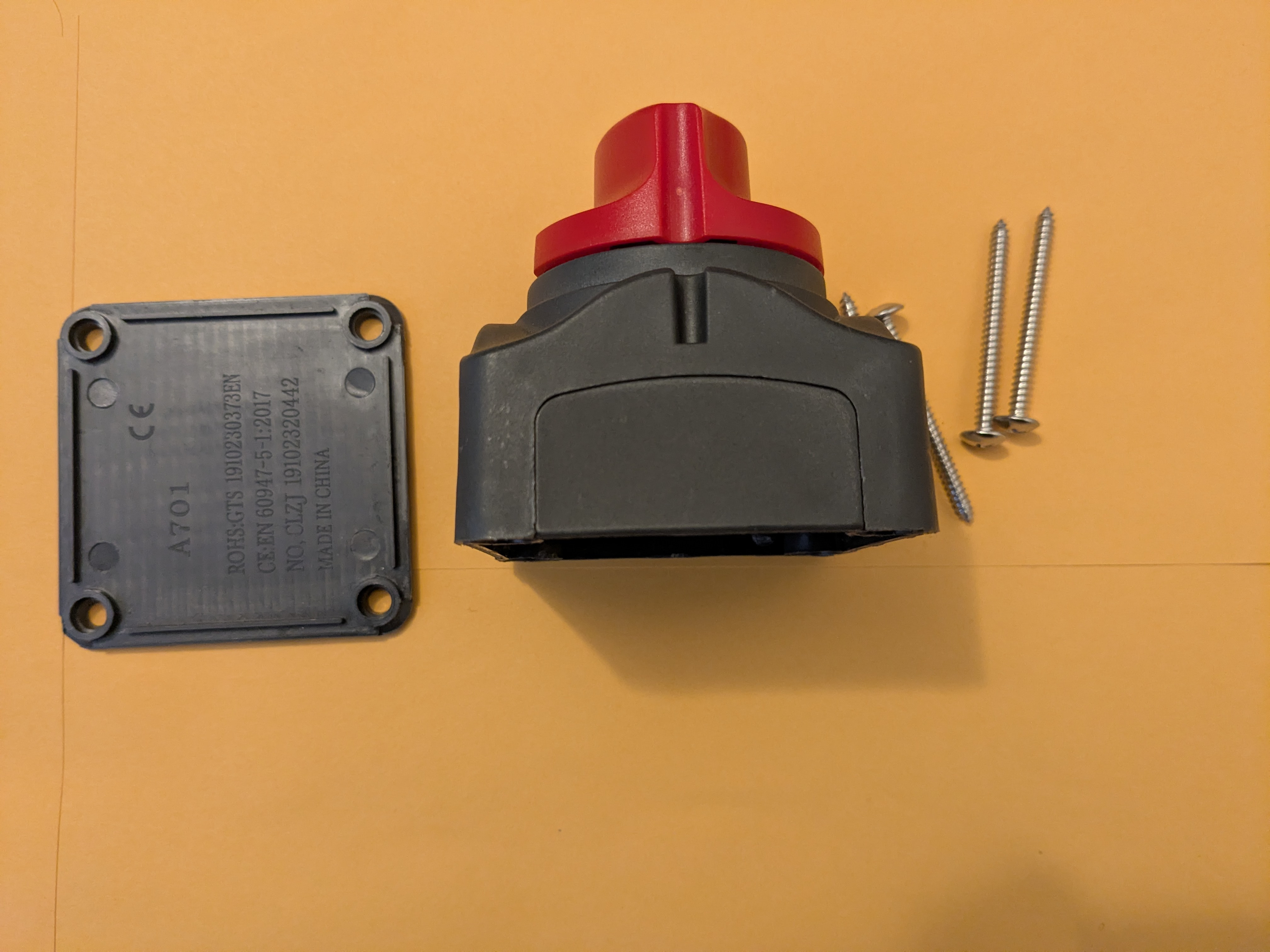 Car Battery Disconnect Switch 12V 24V 48V 275A On-Off - photo 3