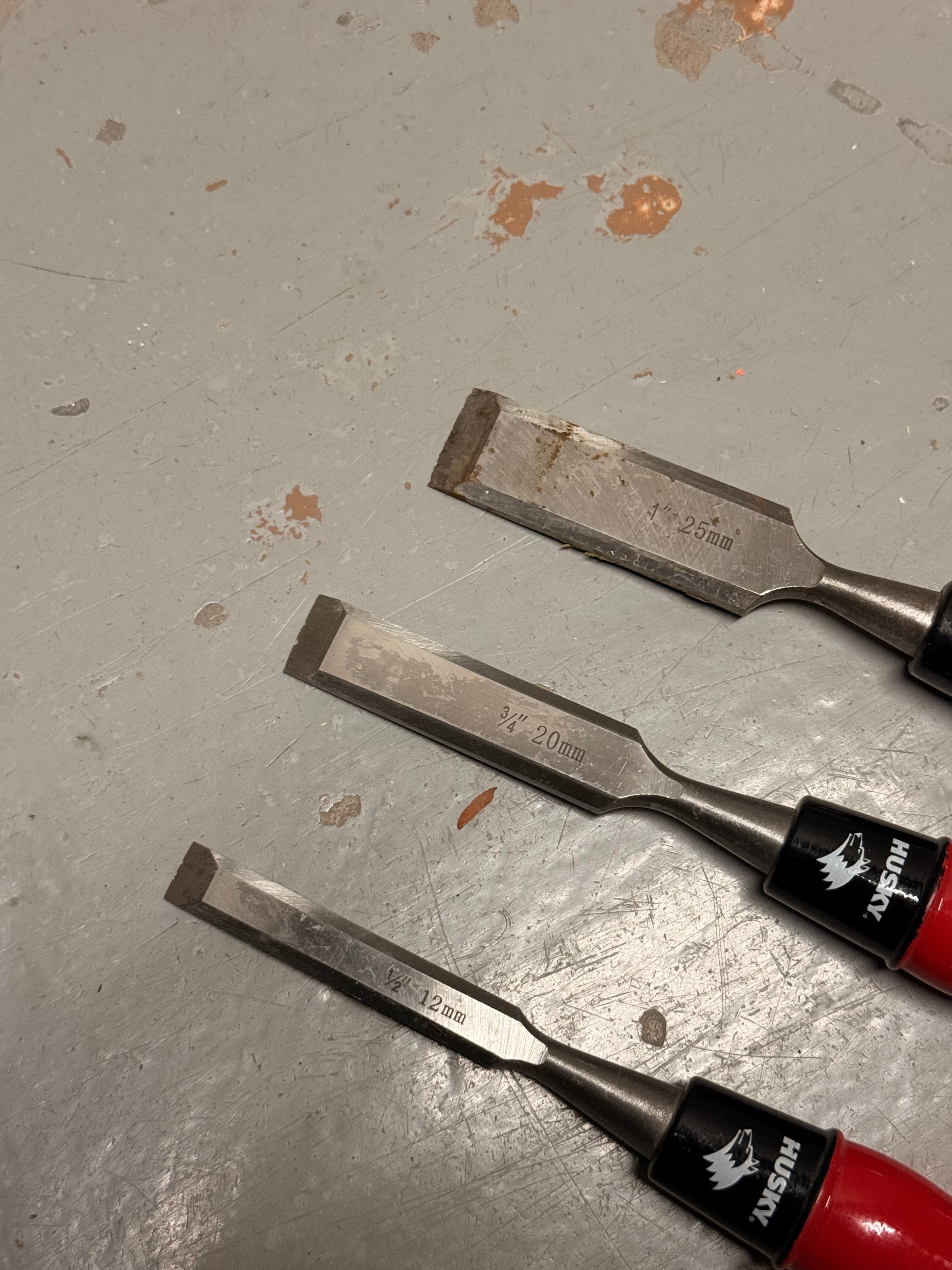 Husky Wood Chisels (Set of 3) - photo 2