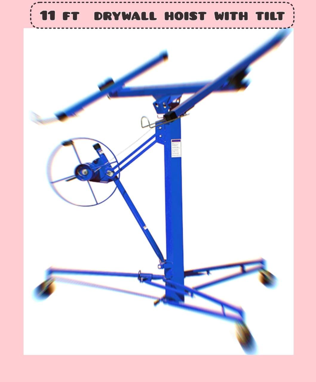 11-Foot Drywall Hoist with Tilt