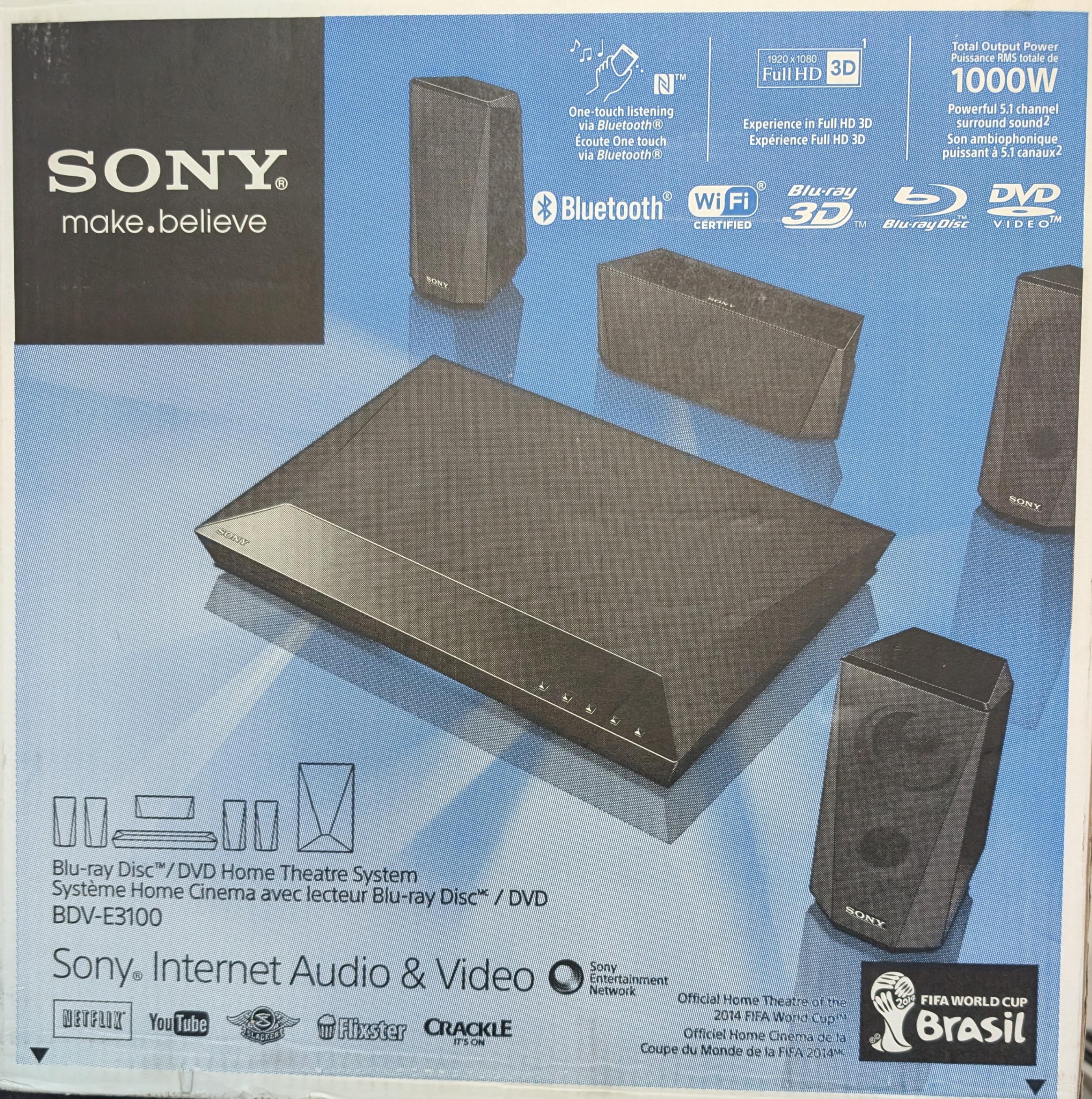 Sony Blu-ray Disc DVD Home Theatre System $125