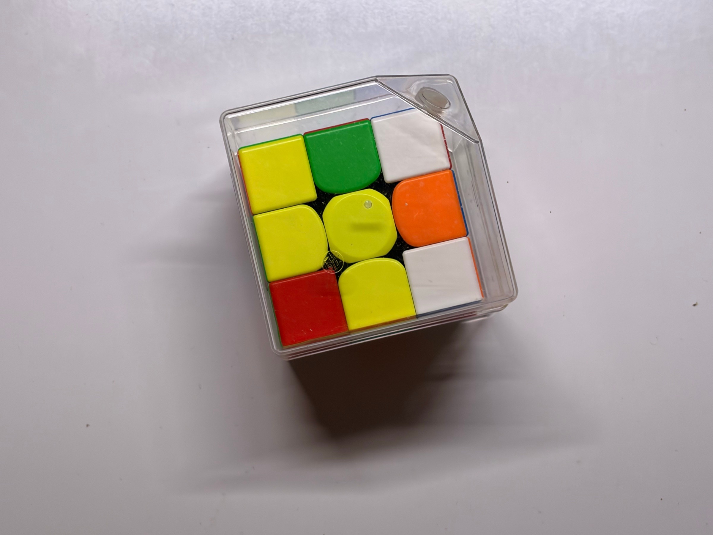 3x3 Speed Cube, Stickerless, in Case