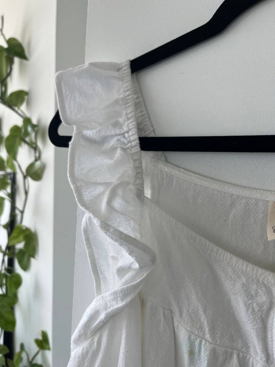 White linen dress, S/M - photo 3