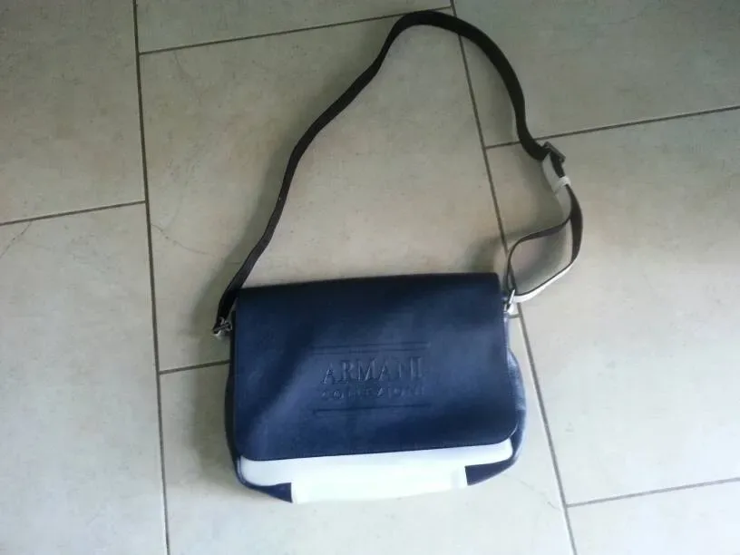 EUC "Armani" Style Purse/handbag/small laptop Bag