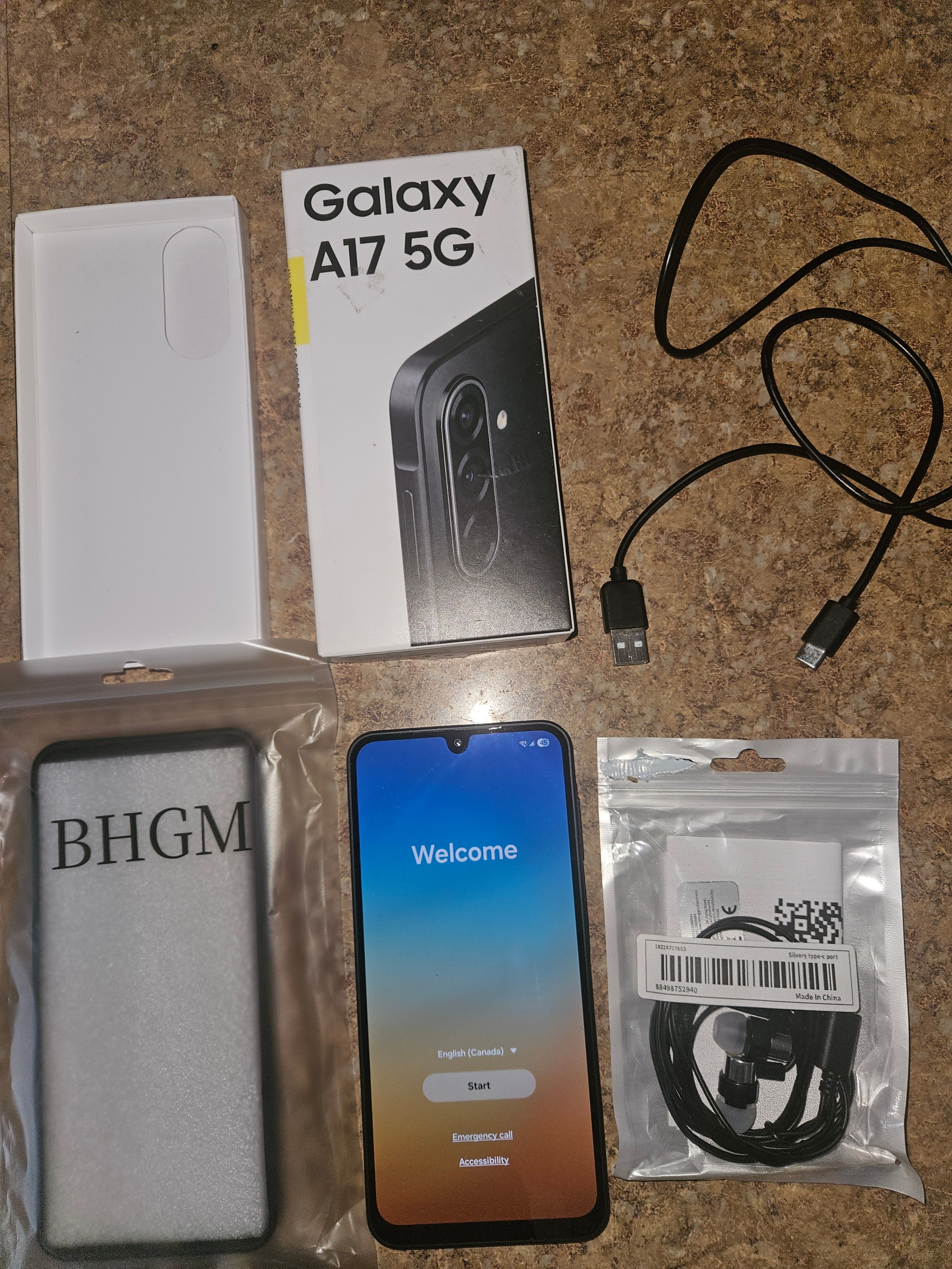 NEW SAMSUNG A17 5G 2026--ANDROID 16--2 SIM--PLEASE READ AD FIRST