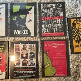 Broadway Show Poster Collection - 7 Framed Origninal Posters