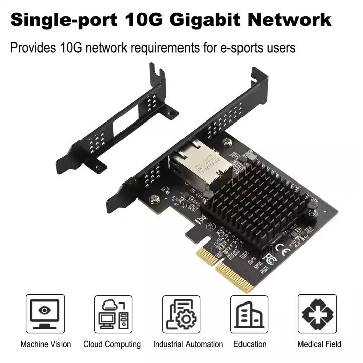10Gb Base‐T PCIe Network Adapter – Marvell AQTION AQC113 | RJ45