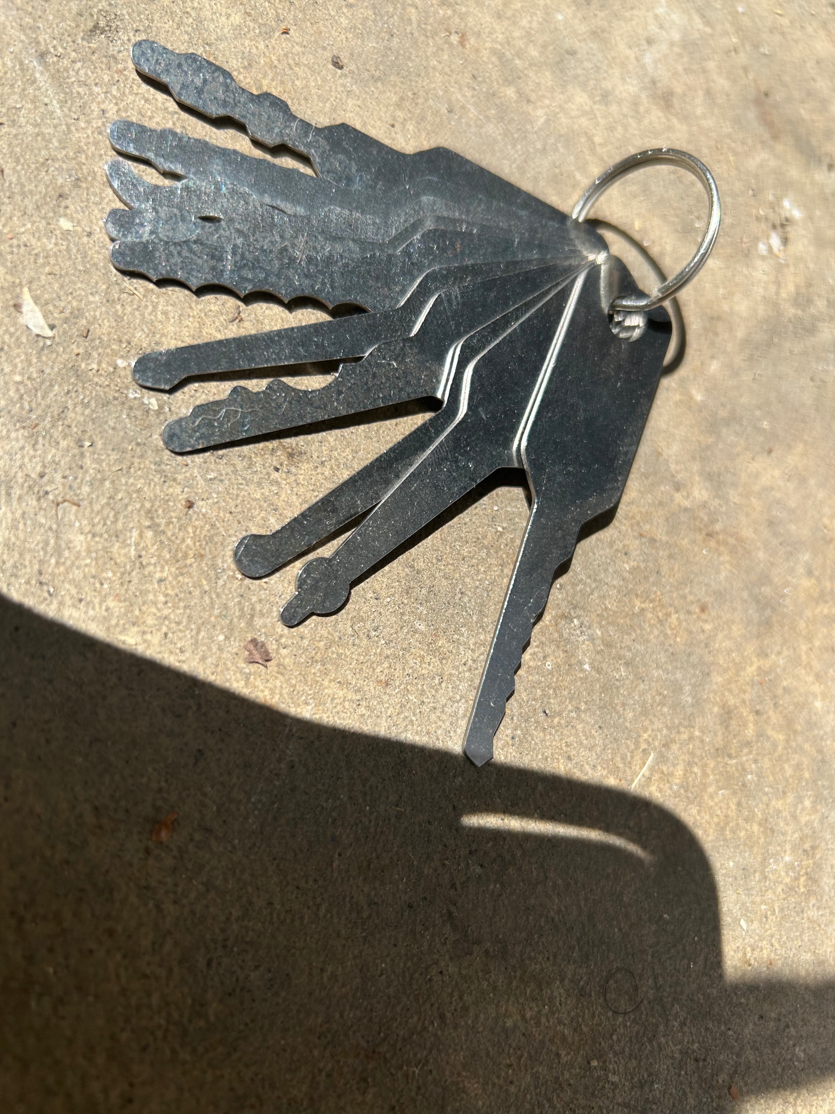 10 pcs Stainless Steel Master/Skeleton Key Set