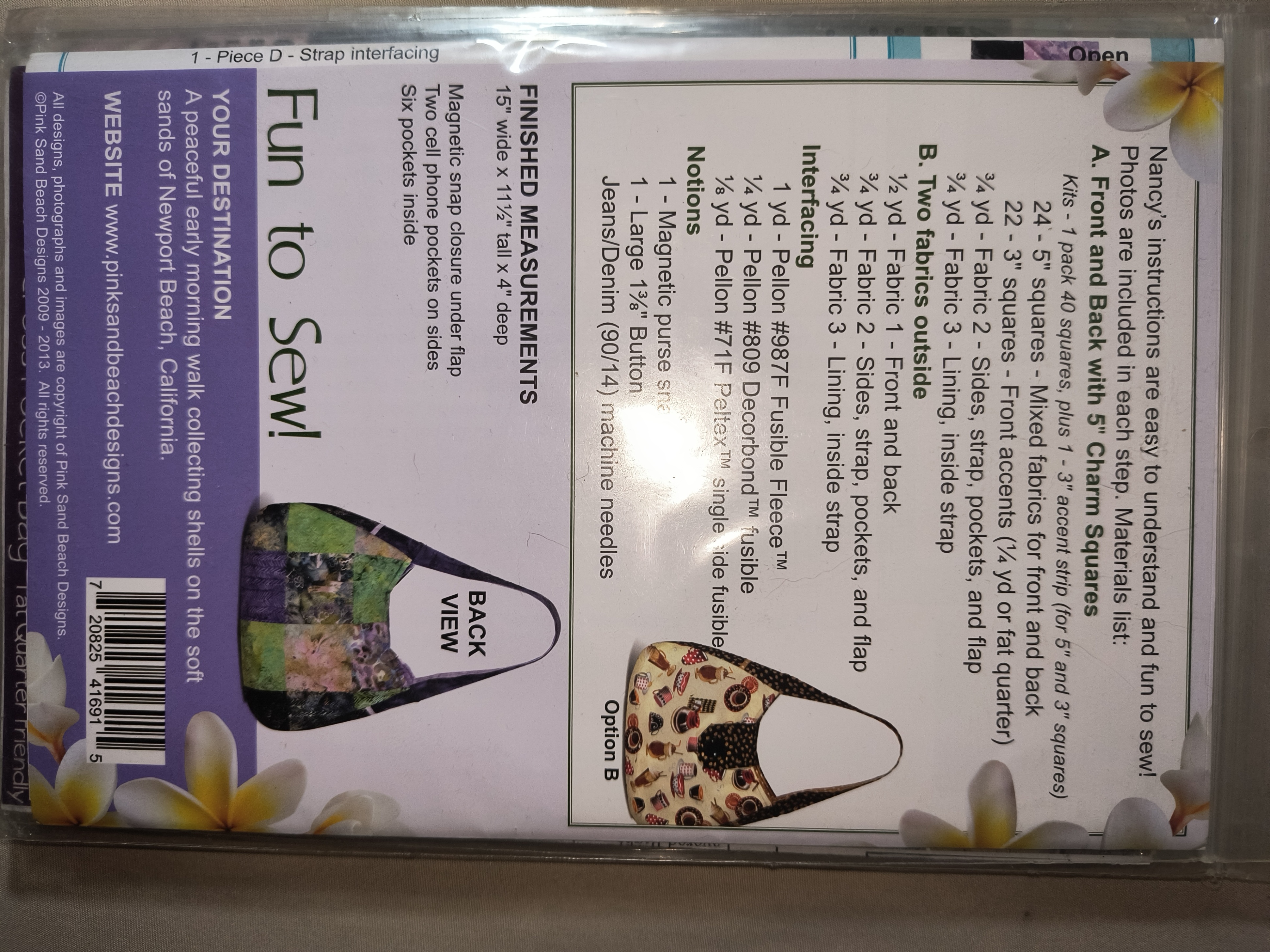 Sewing & Cross Stitch Patterns: Handbag, Purse Organizer Set! - photo 3