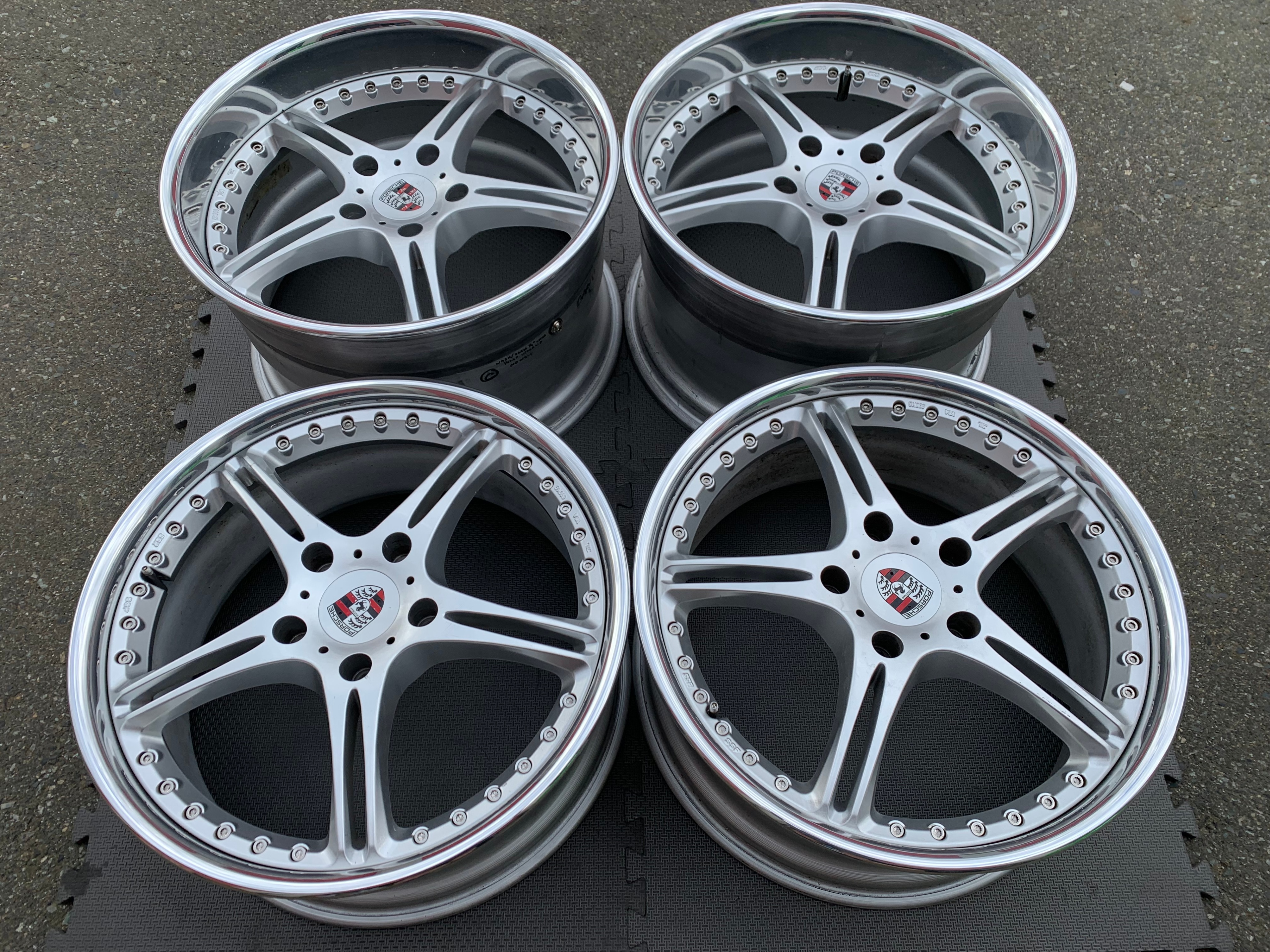 Set of ULTRA RARE 3PC Forged 19X8.5/11.5 SSR GT3 Porsche 911