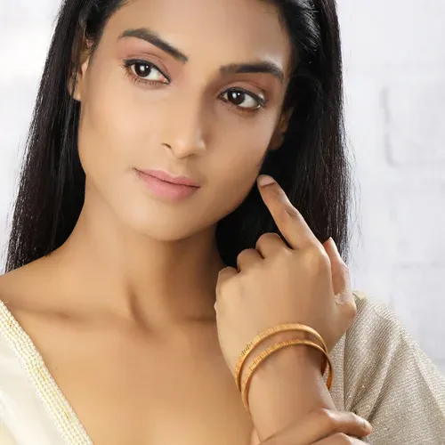 Gold Bangle Set - photo 3