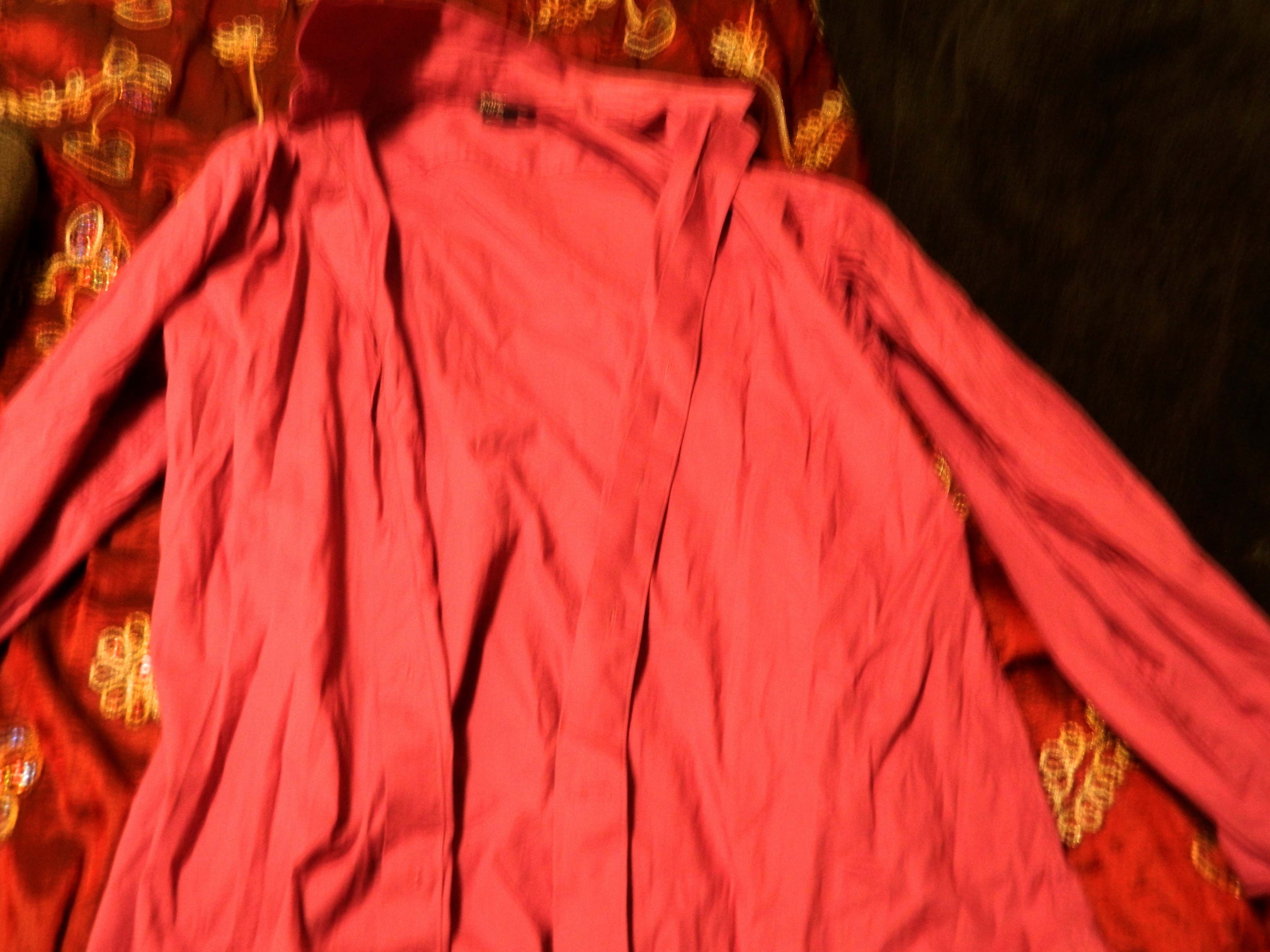 George men's Cerise Slim Fit button-down shirt
