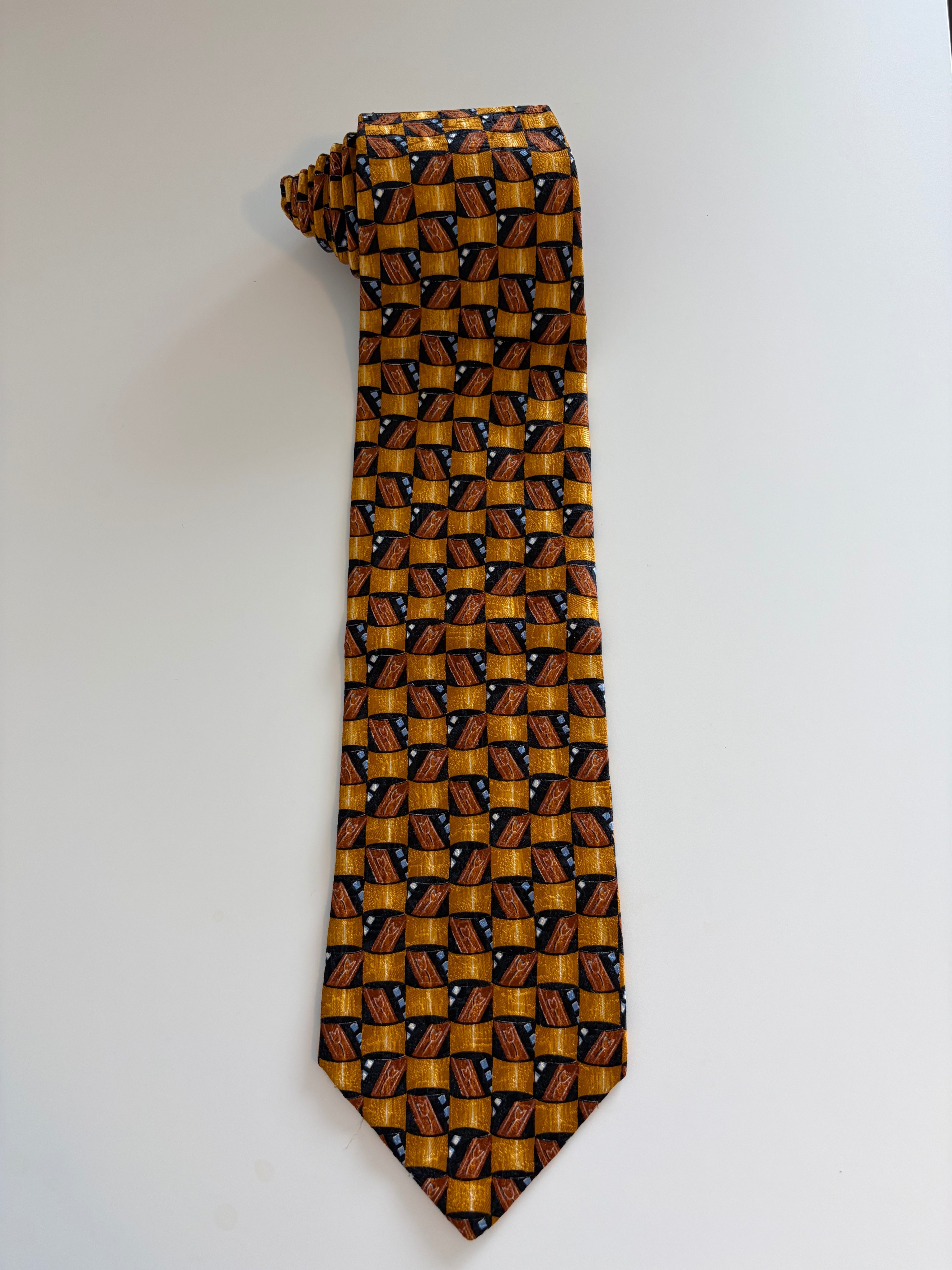 Ermenegildo Zegna Men's 100% Silk Tie 4"