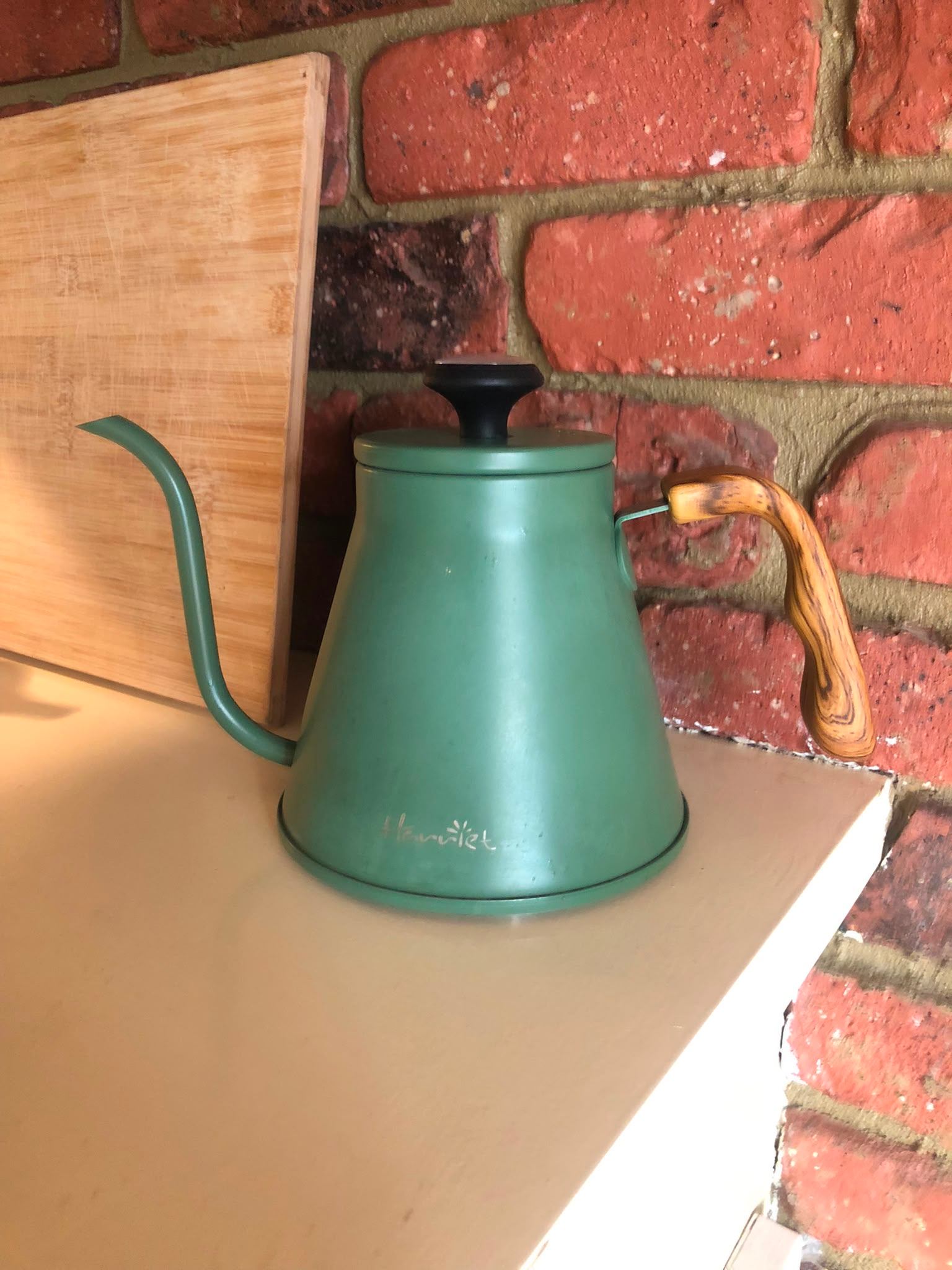 Harriet Pour-over Gooseneck Kettle - Forest Green