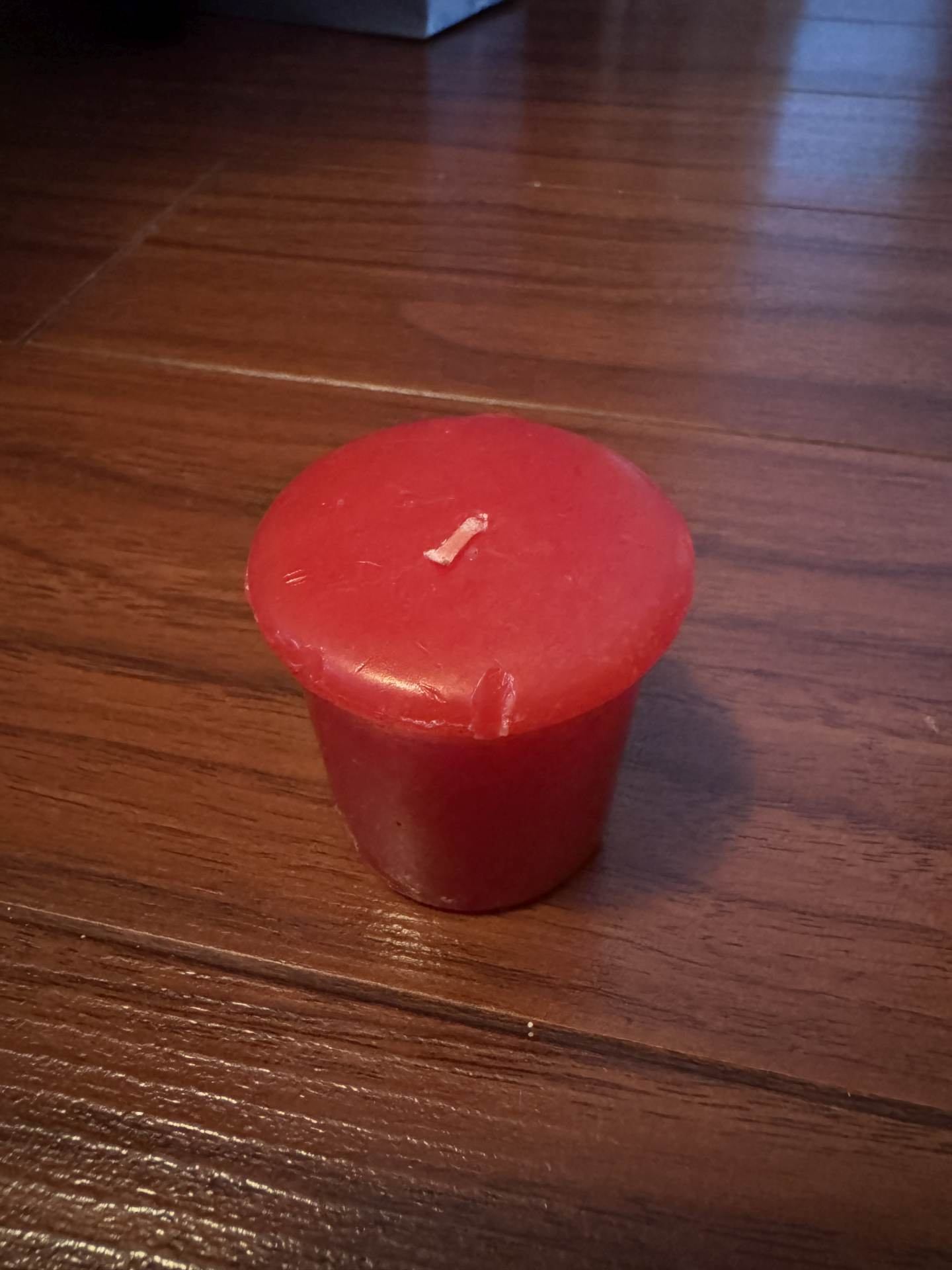 New, Never-Burned Red Candle