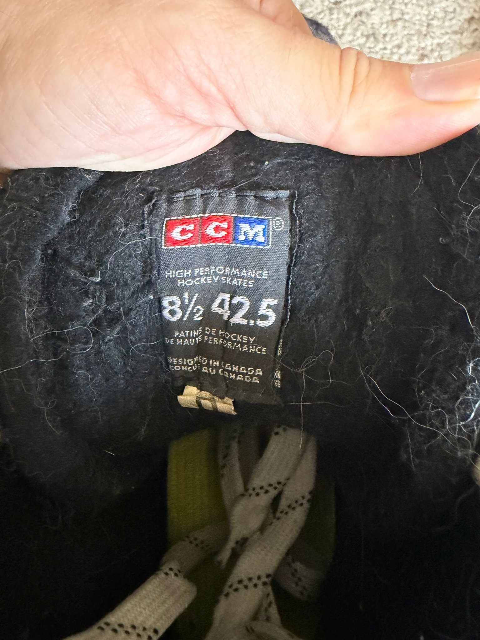 🏒 VINTAGE CCM 252 TACKS HOCKEY SKATES — $40 🏒 - photo 4