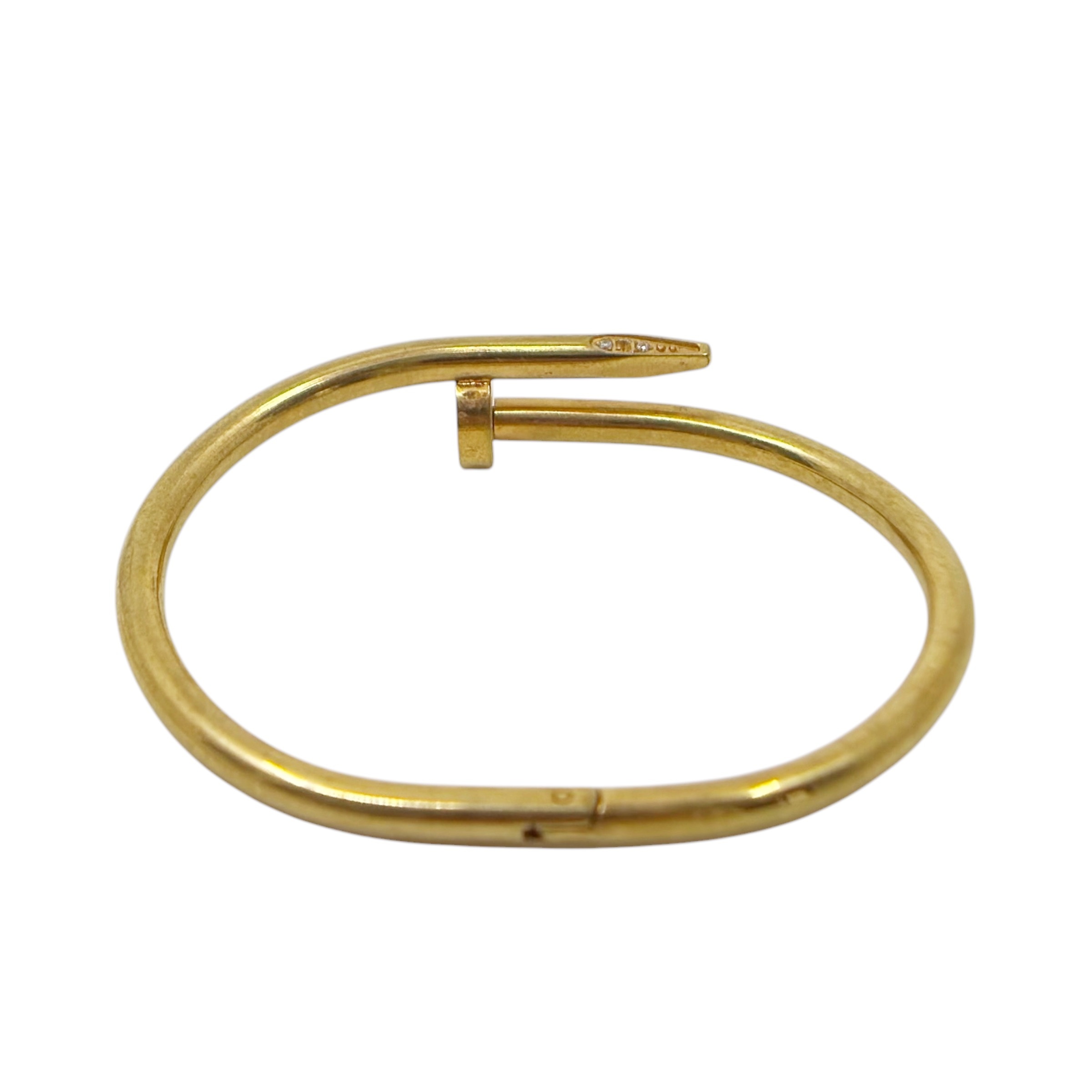 Gold Tone Just un Clou cubic zirconia bracelet - photo 5
