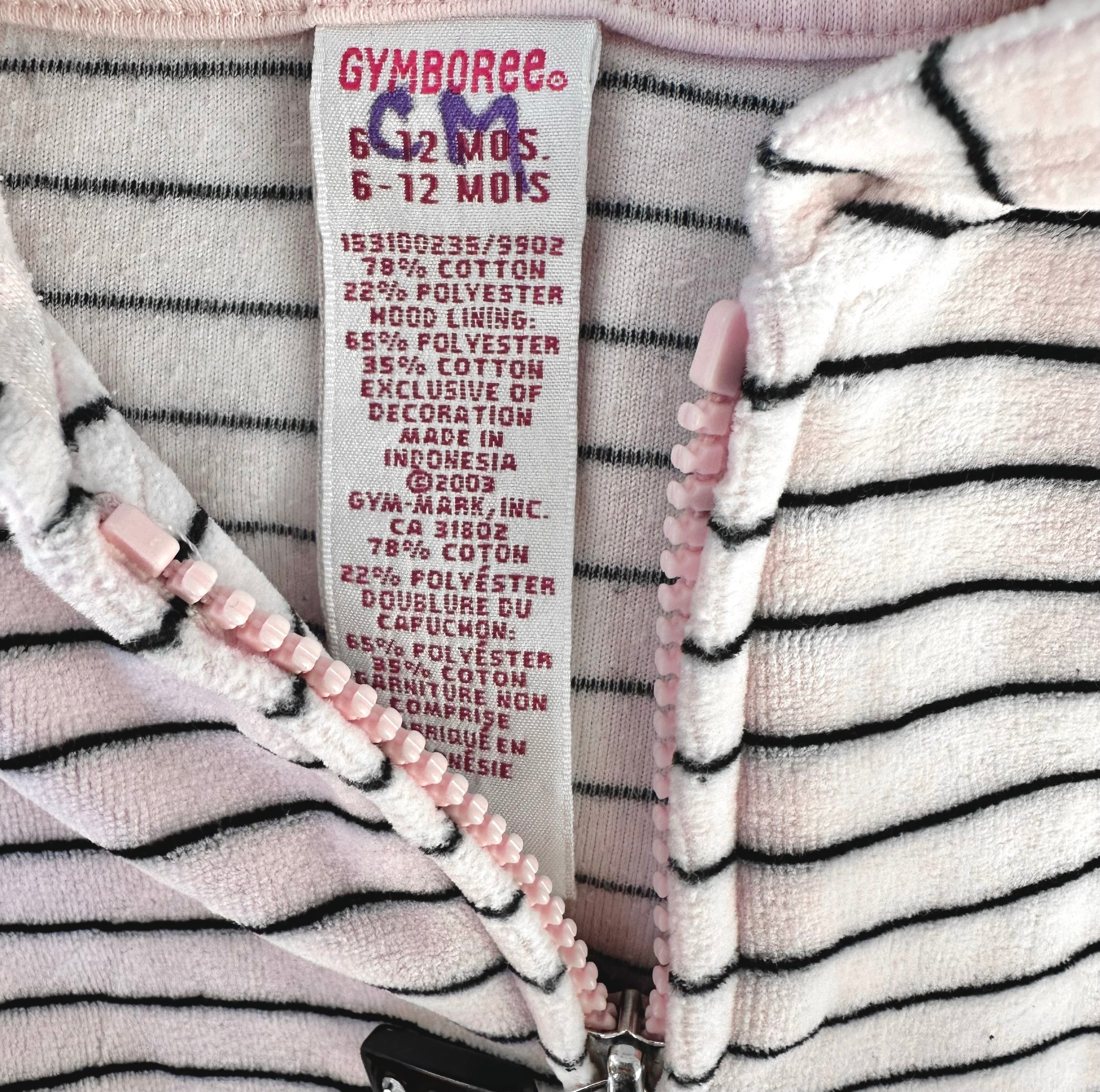 Baby Girl Zip Hoodie Sweater - Gymboree - 6-12 Months - photo 3