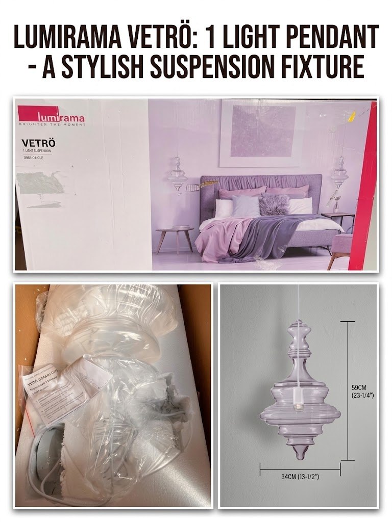 Lumirama Pendant Light Vetro