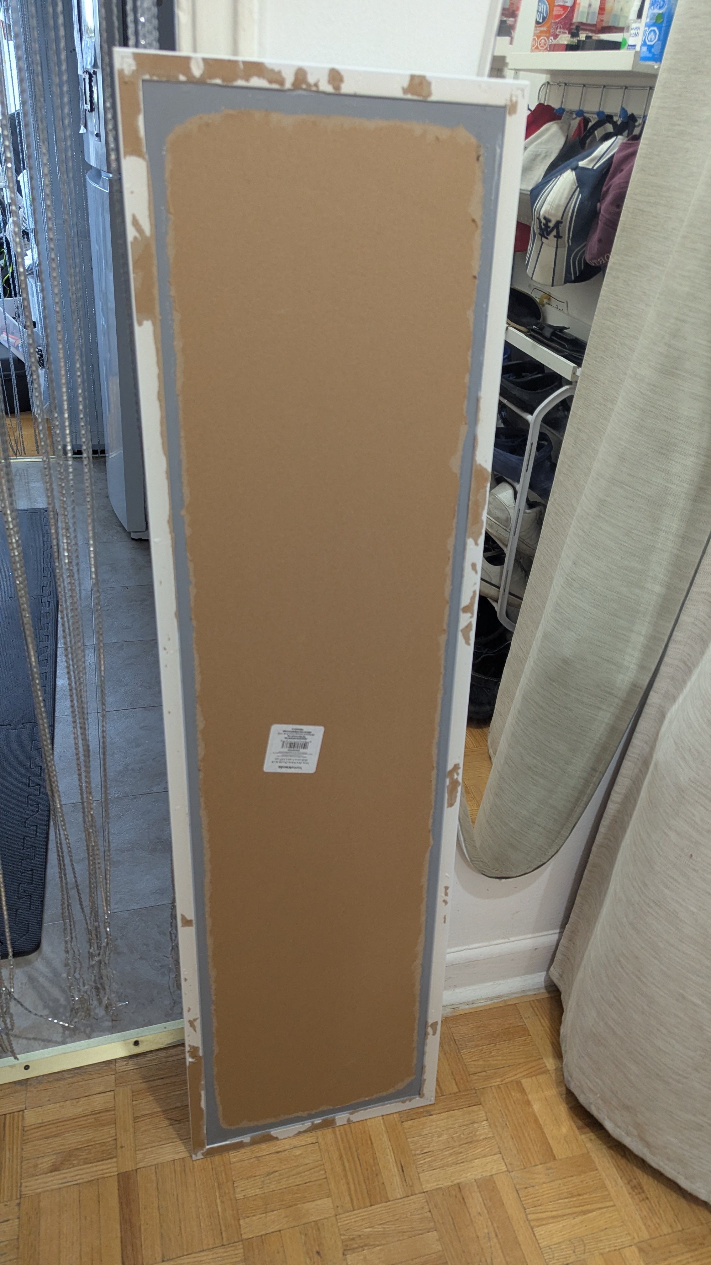 PRICE FIRM! 49x14" Mirror Full length on wall \ door mirror - photo 2
