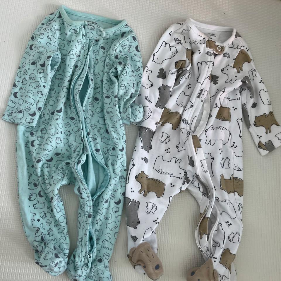 Baby sleep sacks pajamas bundle (3-6 months)