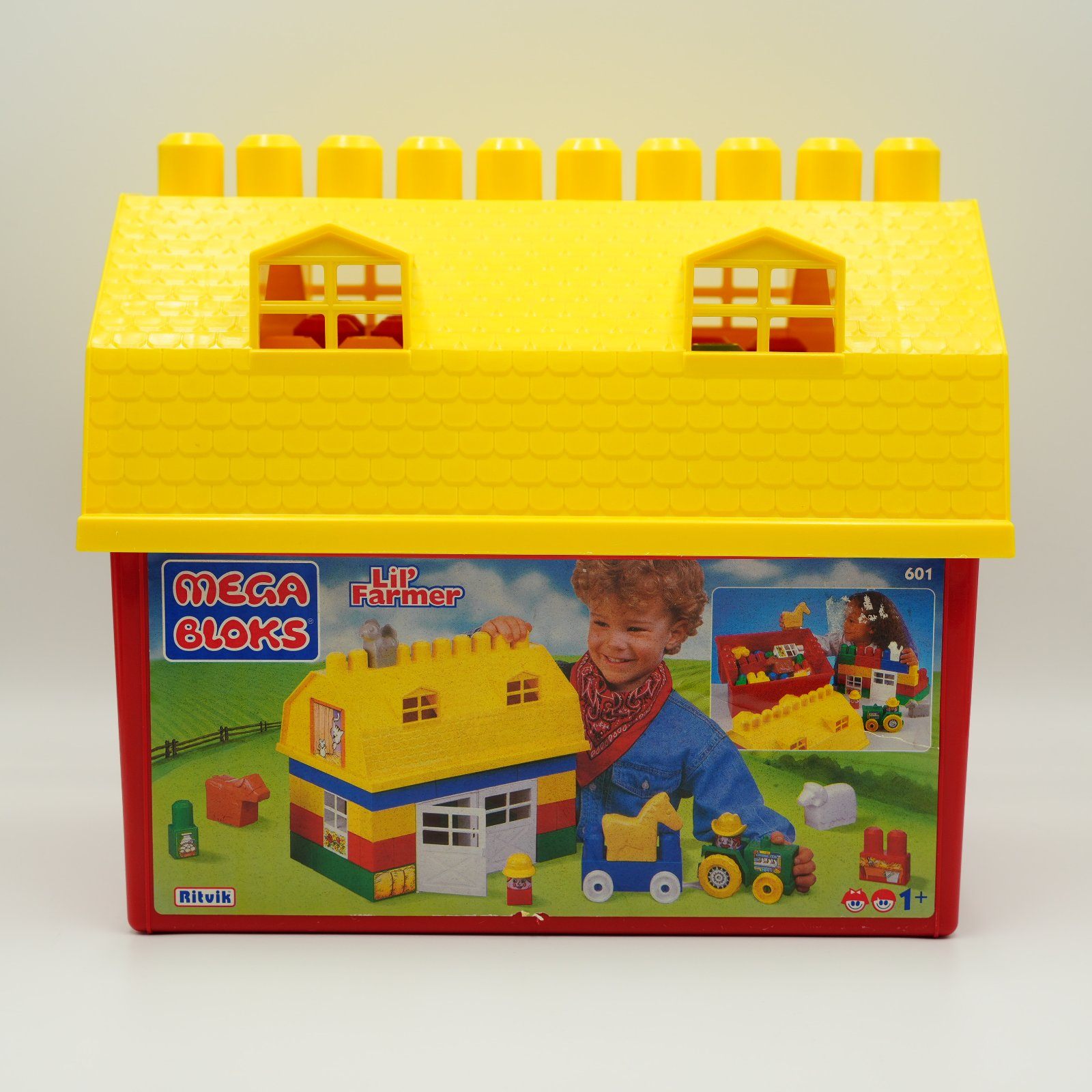 Vintage 1994 Mega Bloks Lil' Farmer Barn Playset - Ritvik