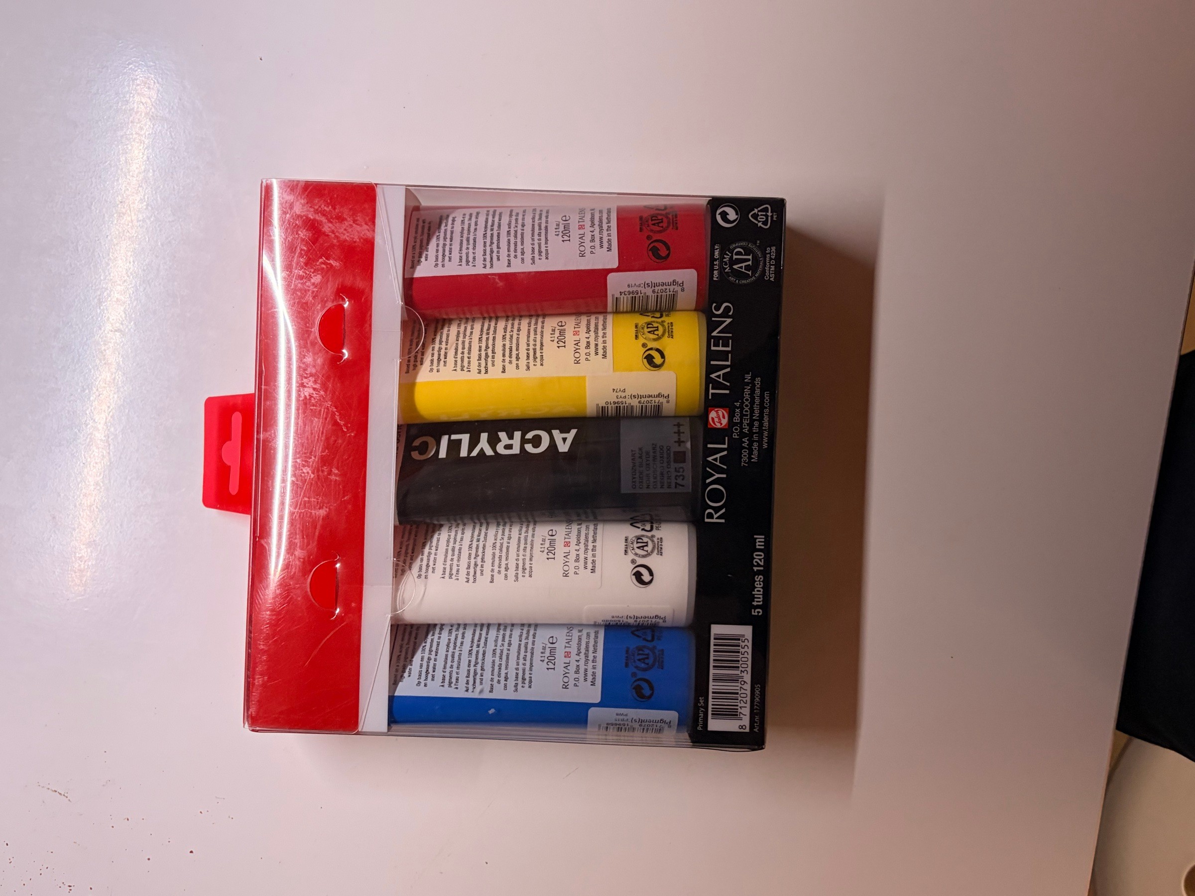 Amsterdam Acrylic Paint Primary Set, 5x120ml (new) - photo 2
