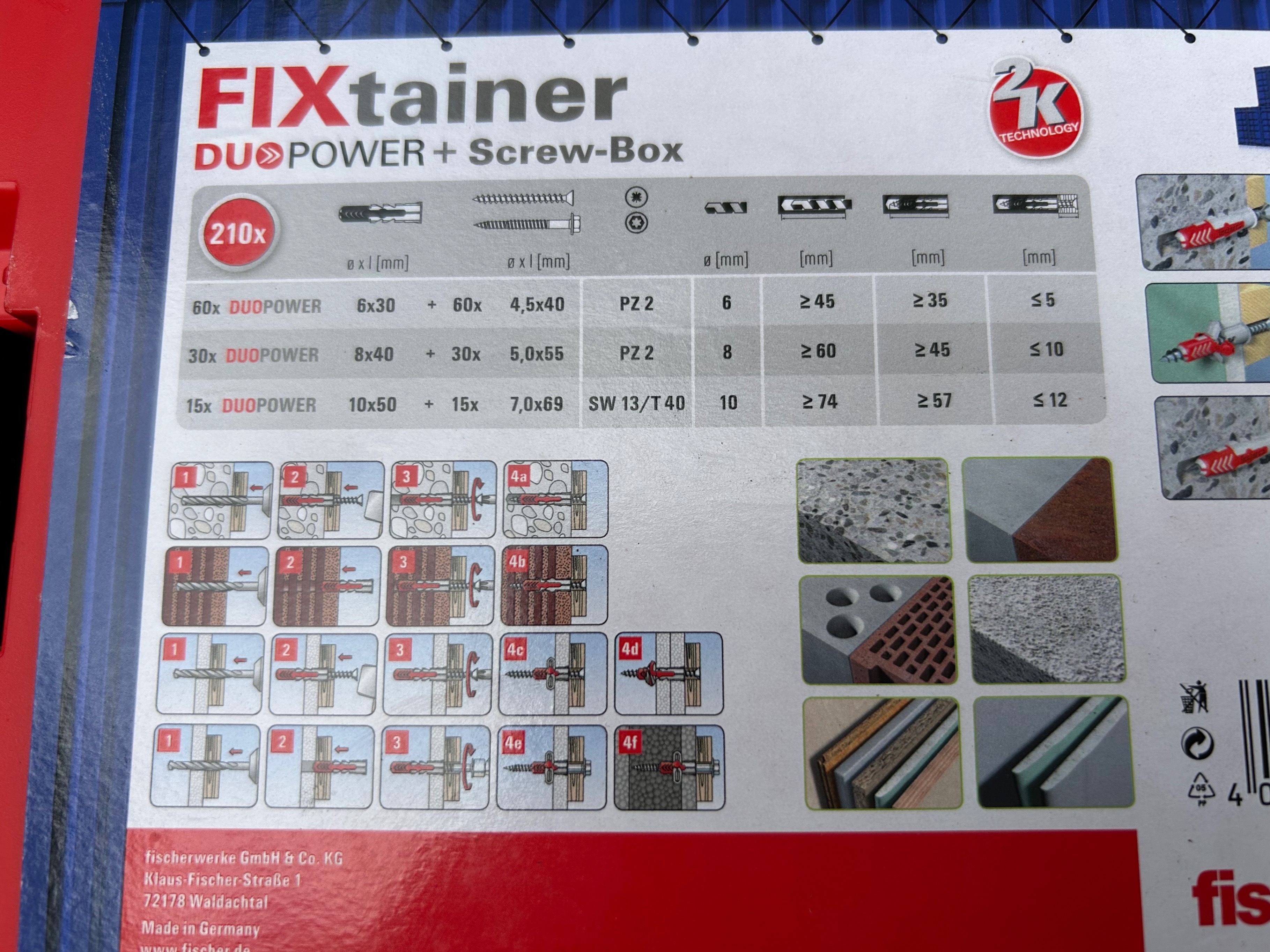 210pcs - Wallplug Set with Screws - photo 3