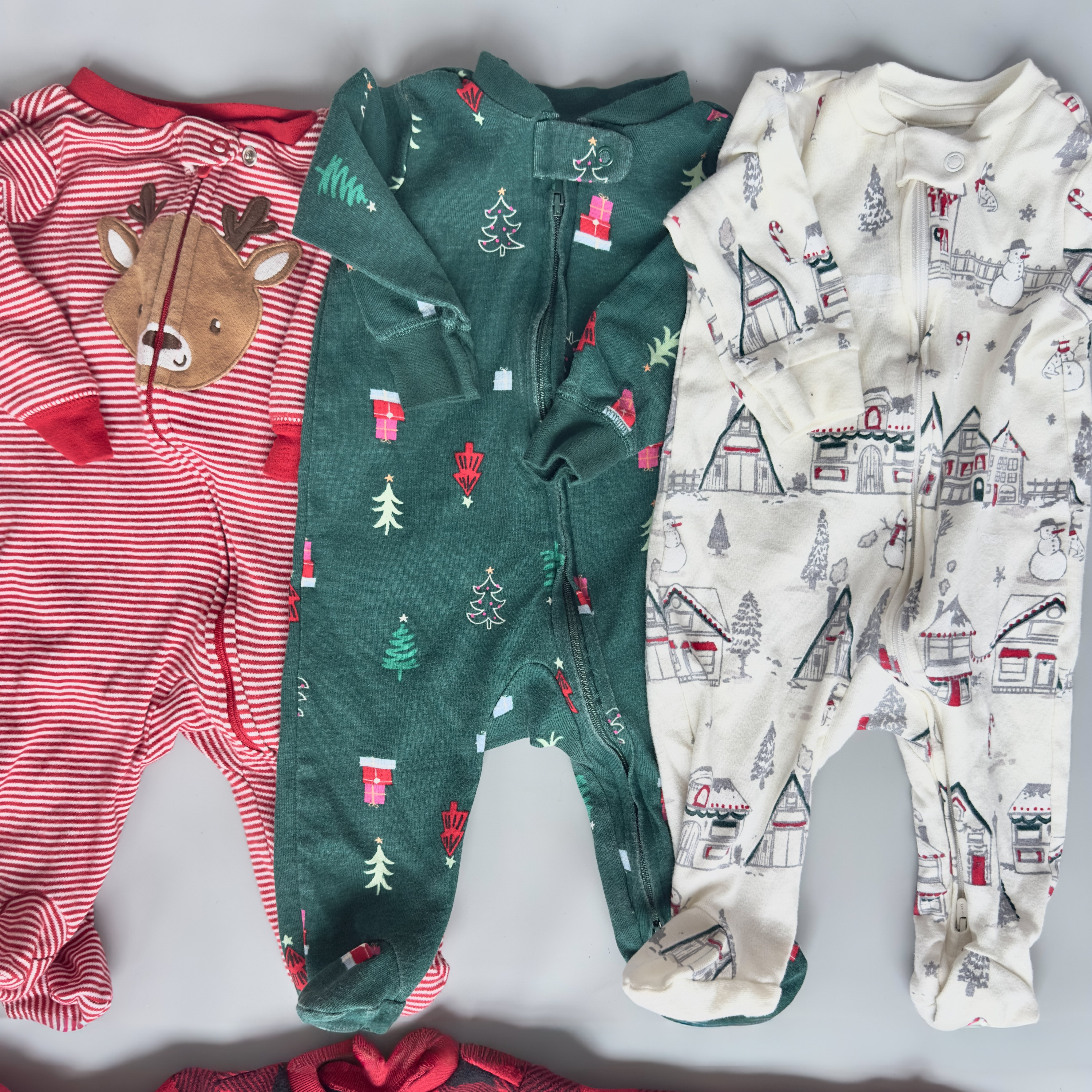 Baby Christmas Sleepers Bundle - 6-9 Months - photo 3