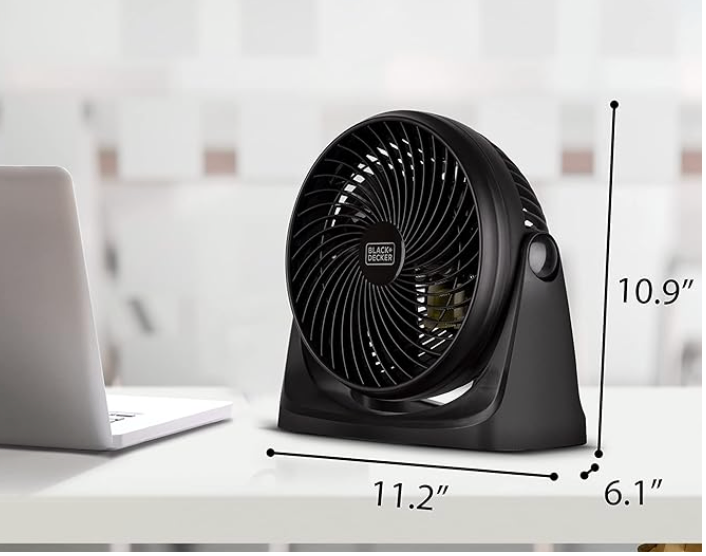 BLACK+DECKER 7" Turbo Desk Fan – 3 Speed - photo 3