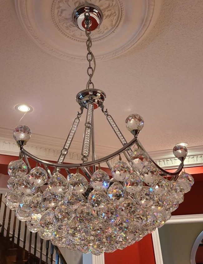 21 inch Crystal Chandelier
