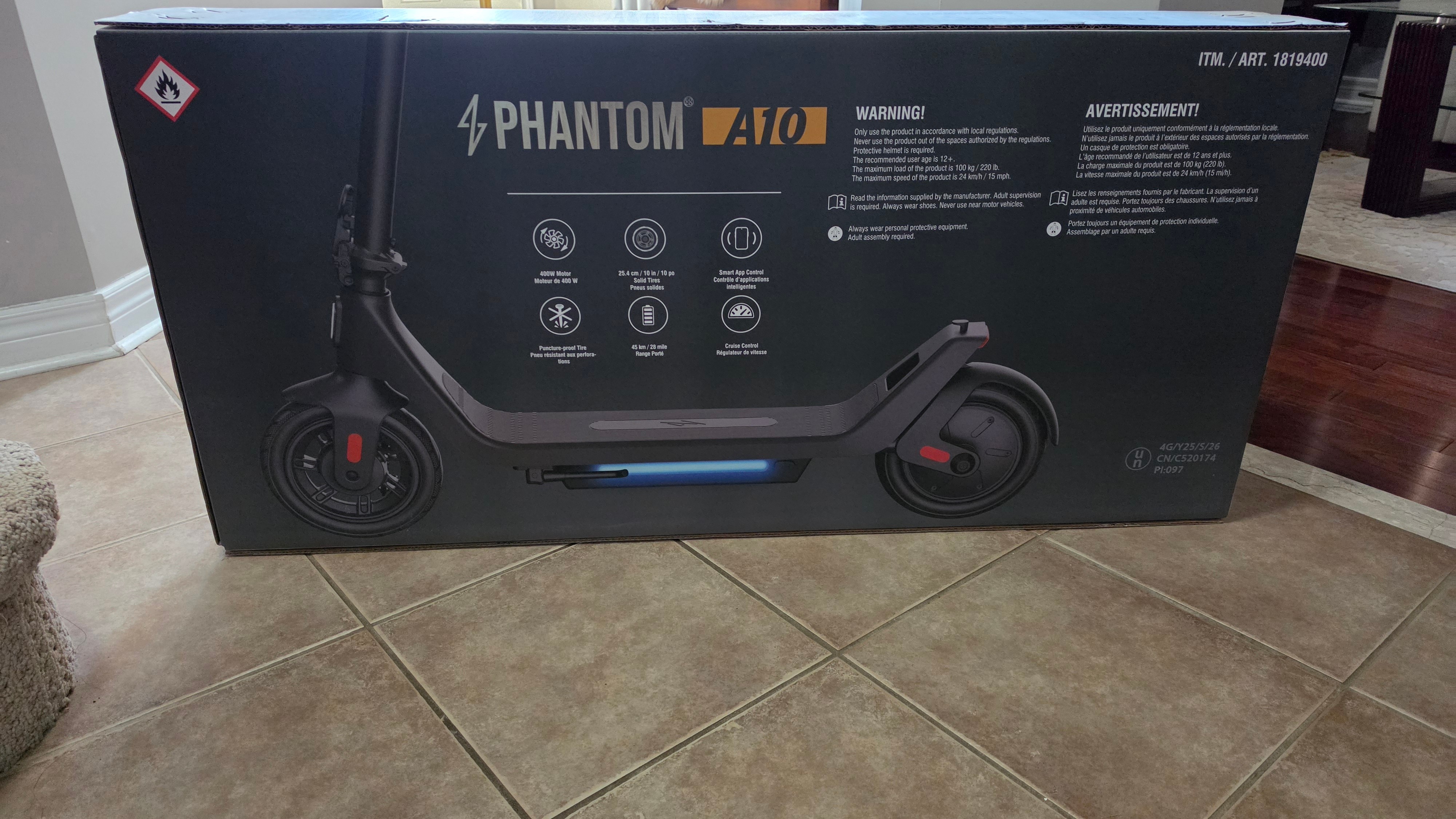 Brand New Phantom A10 E-Scooter - photo 2