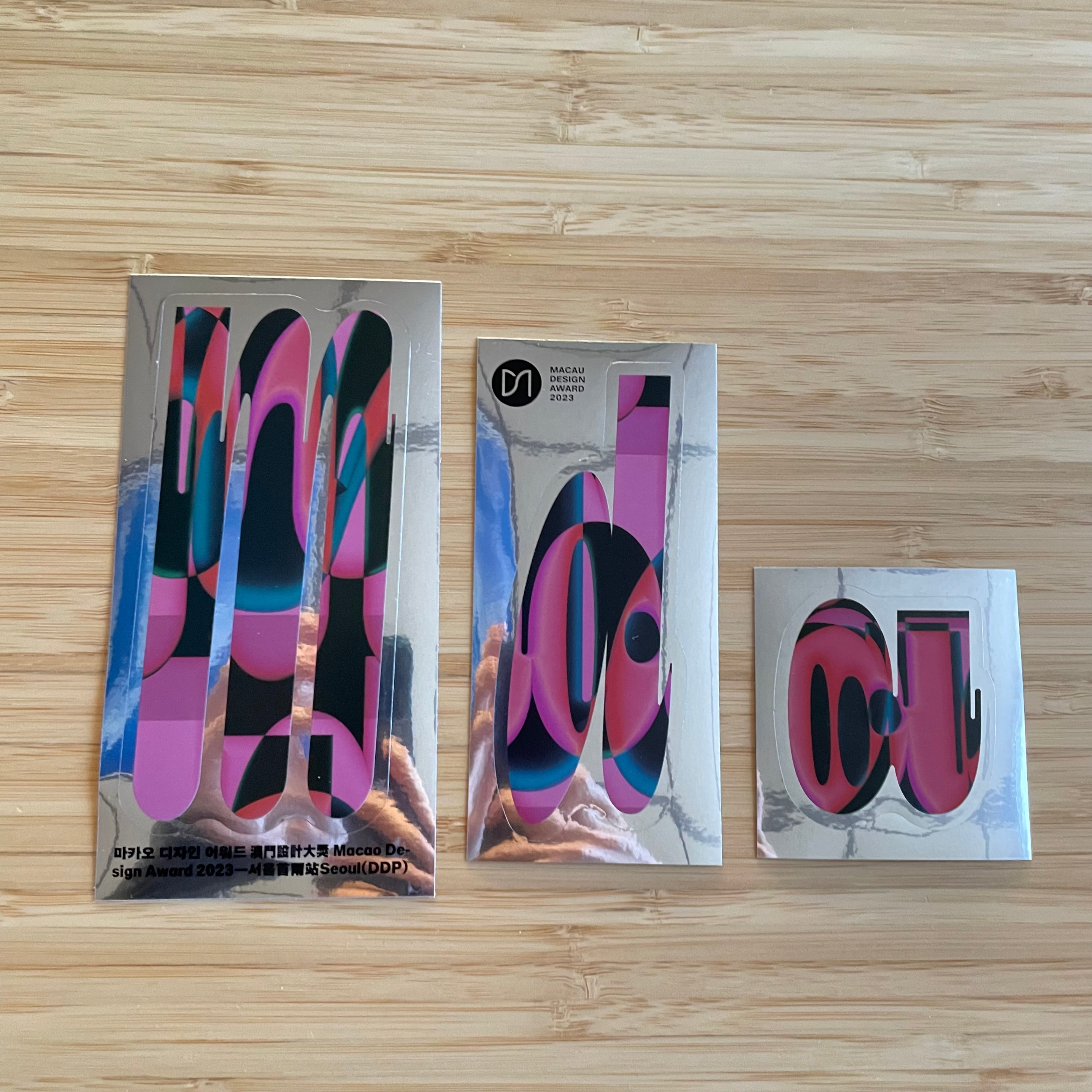 Macao Design Award 2023 Stickers