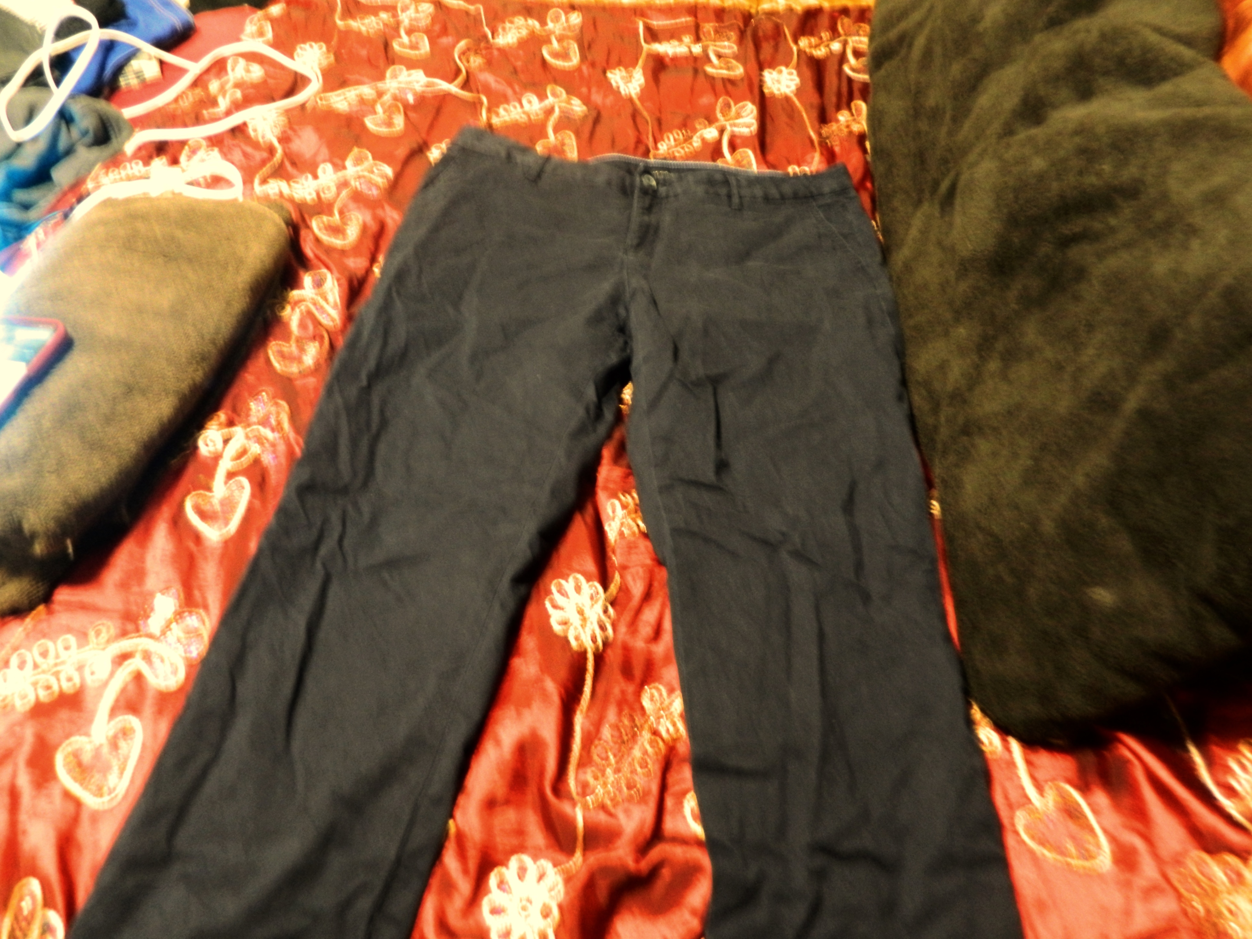 Navy Blue Tommy Hilfiger stretch chino pants