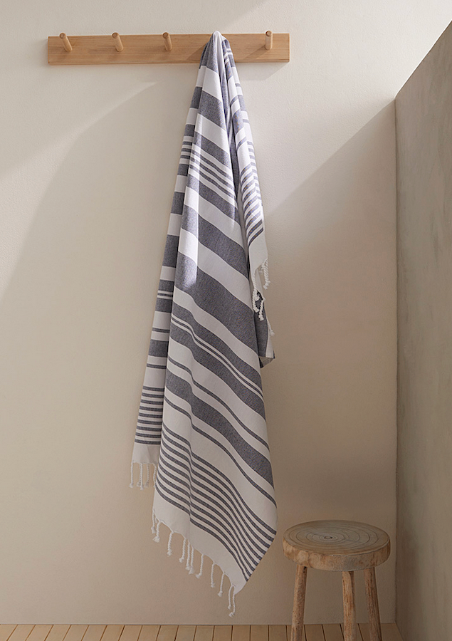 Fouta - Gray and white - photo 4
