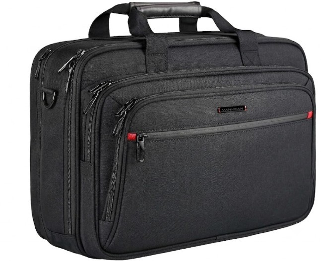 VANKEAN 17.3" Expandable Waterproof Laptop Briefcase / Bag (New)