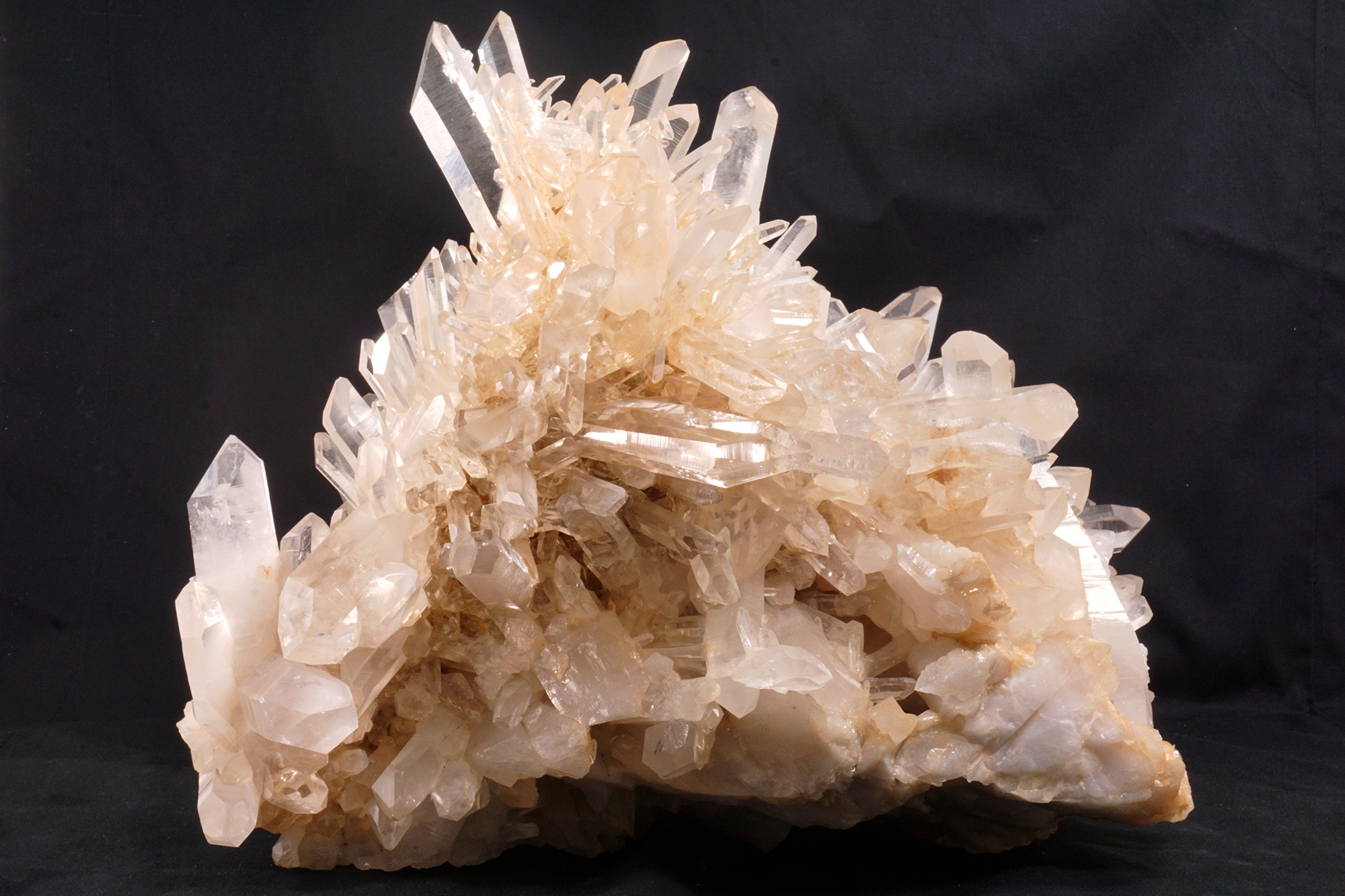 Massive 22 lb Clear Quartz Crystal Cluster - photo 2