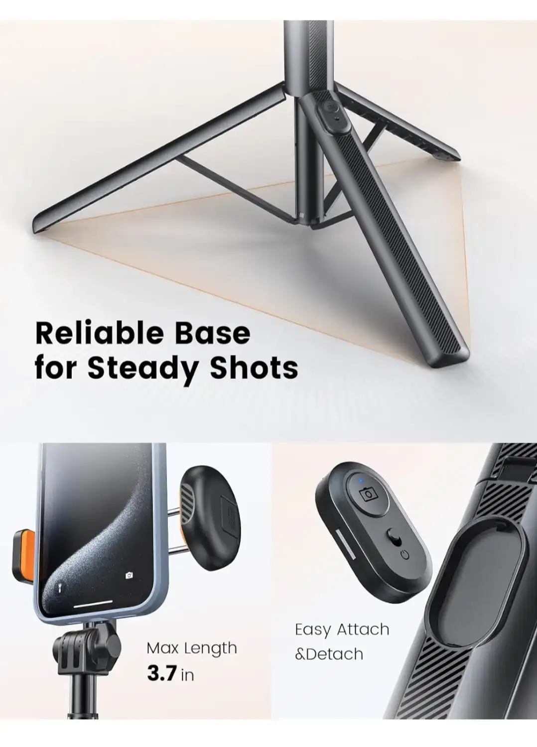 ANXRE 71" Extendable Selfie Stick Tripod Stand - photo 3